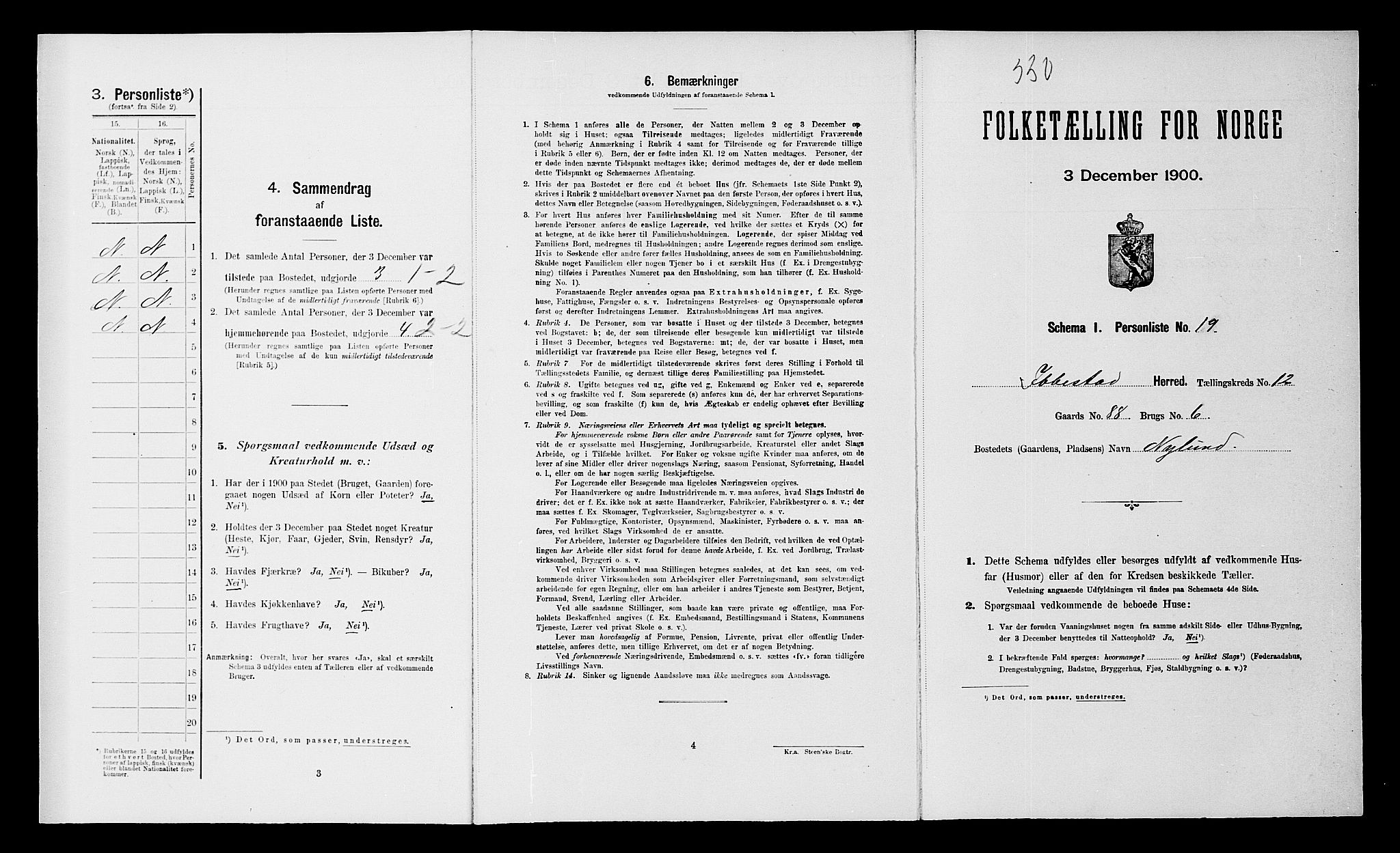 SATØ, Folketelling 1900 for 1917 Ibestad herred, 1900, s. 1541