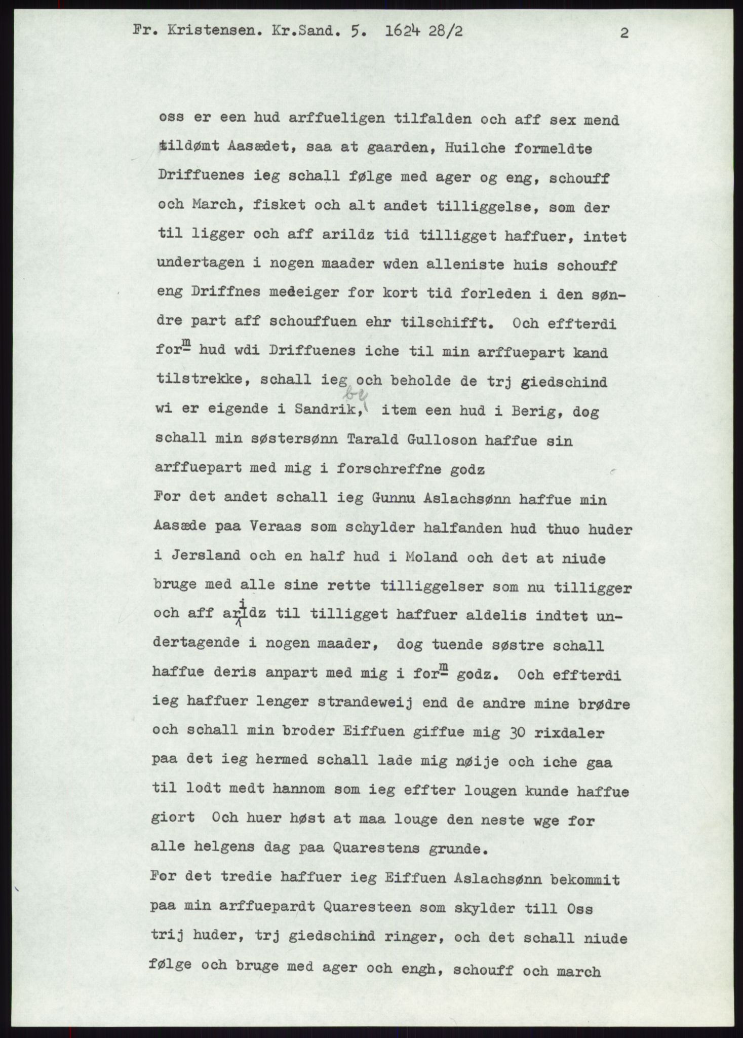 Samlinger til kildeutgivelse, Diplomavskriftsamlingen, RA/EA-4053/H/Ha, s. 1843