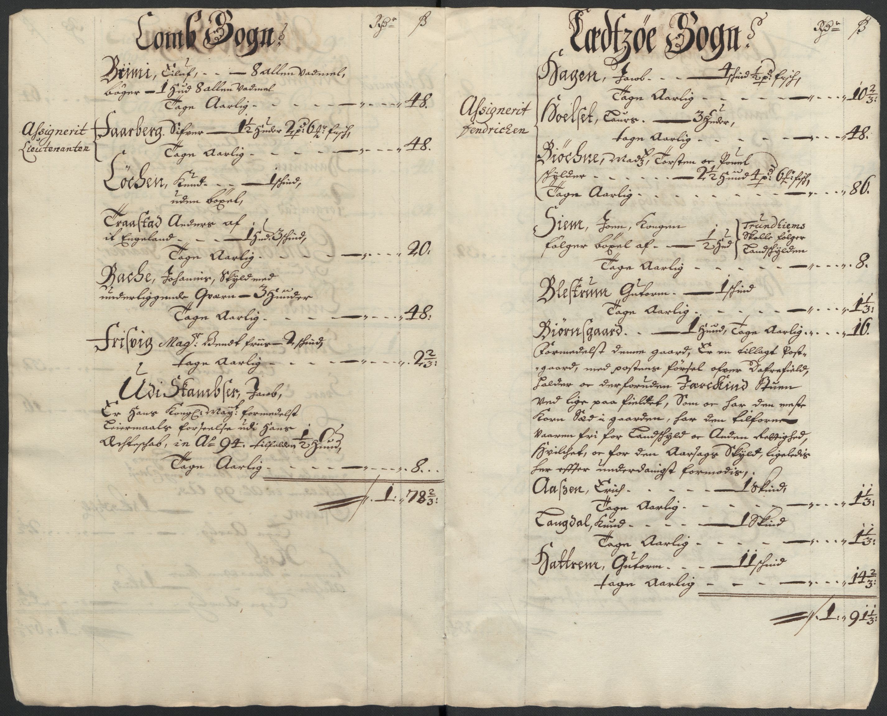 Rentekammeret inntil 1814, Reviderte regnskaper, Fogderegnskap, AV/RA-EA-4092/R17/L1177: Fogderegnskap Gudbrandsdal, 1704, s. 33