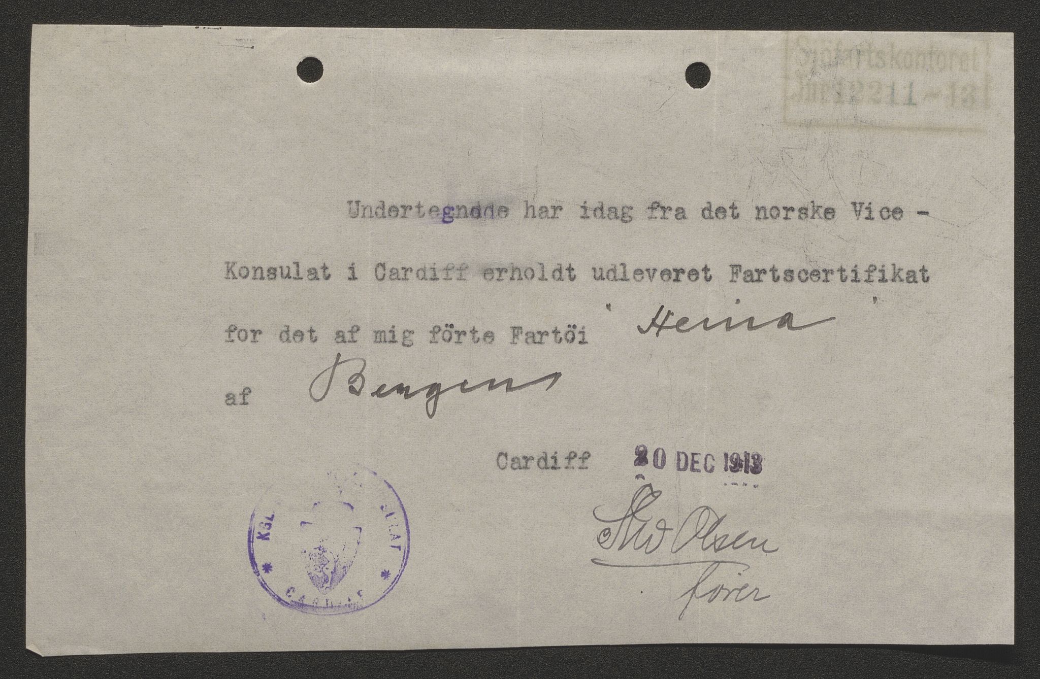 Sjøfartsdirektoratet med forløpere, skipsmapper slettede skip, RA/S-4998/F/Fa/L0483: --, 1874-1933, s. 479