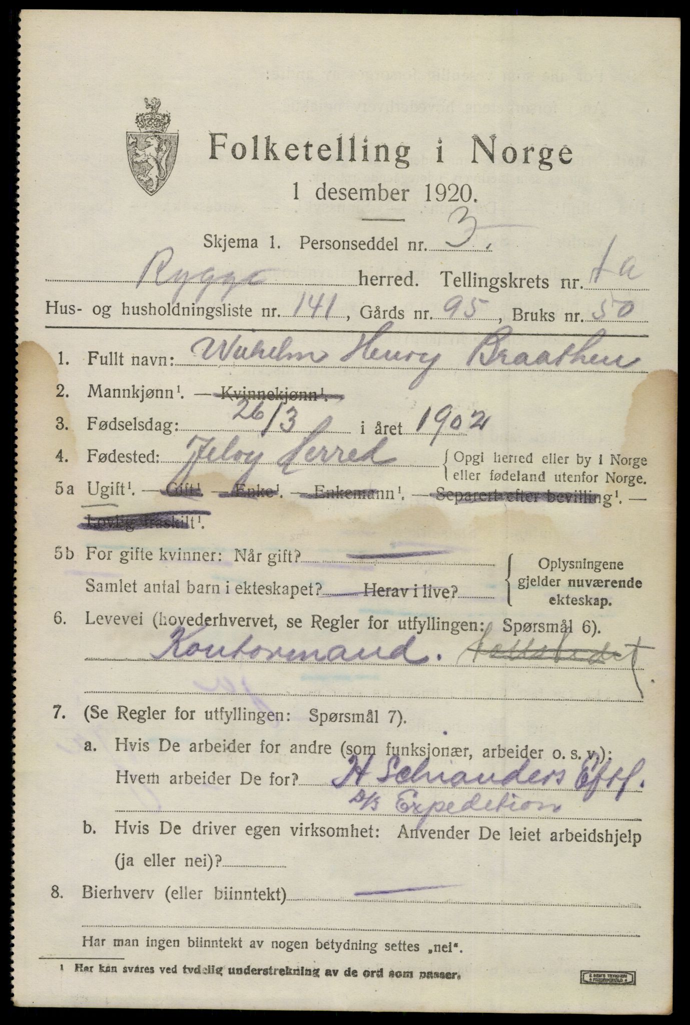 SAO, Folketelling 1920 for 0136 Rygge herred, 1920, s. 6083