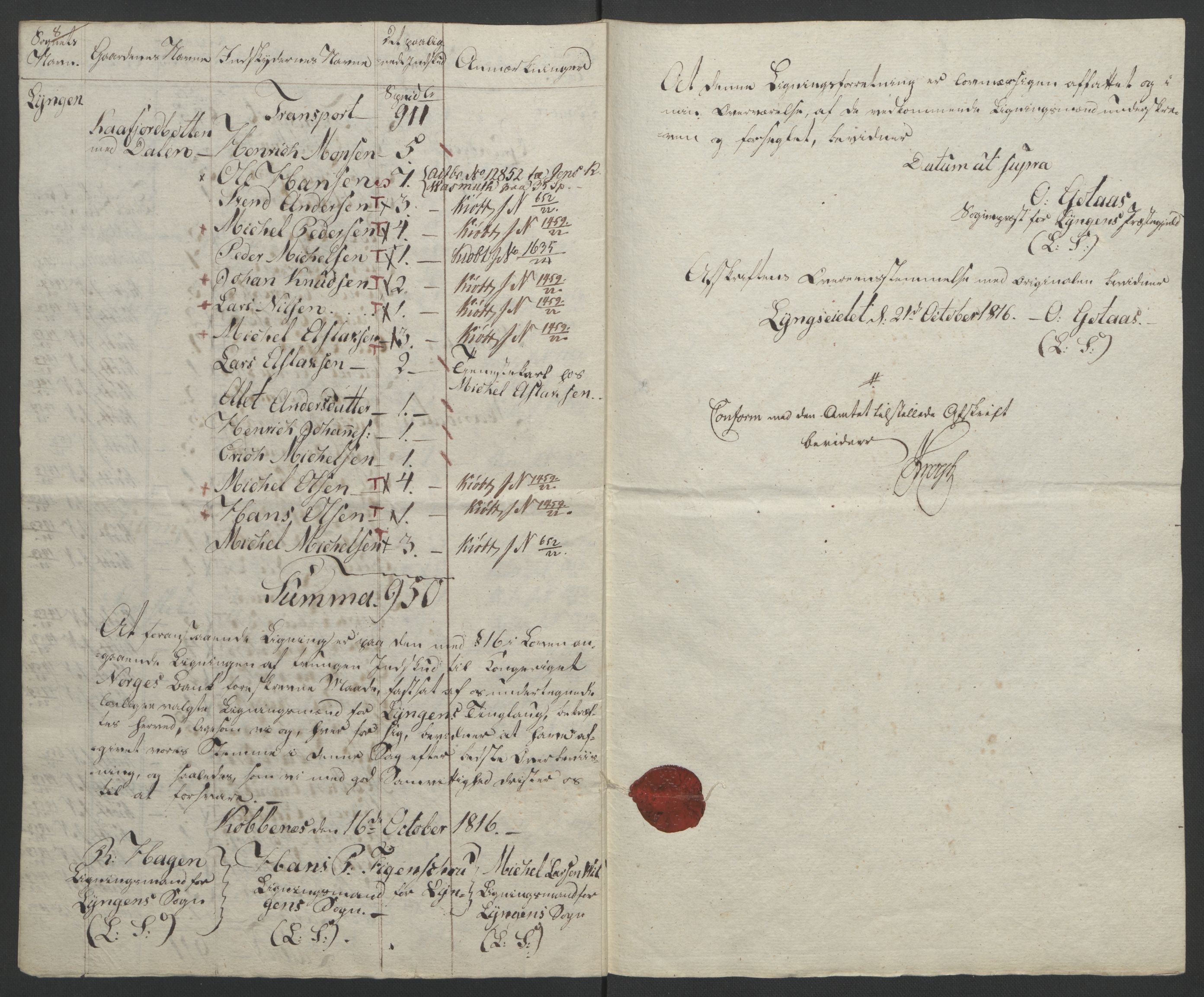 Sølvskatten 1816, NOBA/SOLVSKATTEN/A/L0059: Bind 60: Senja og Troms fogderi, 1816-1817, s. 13