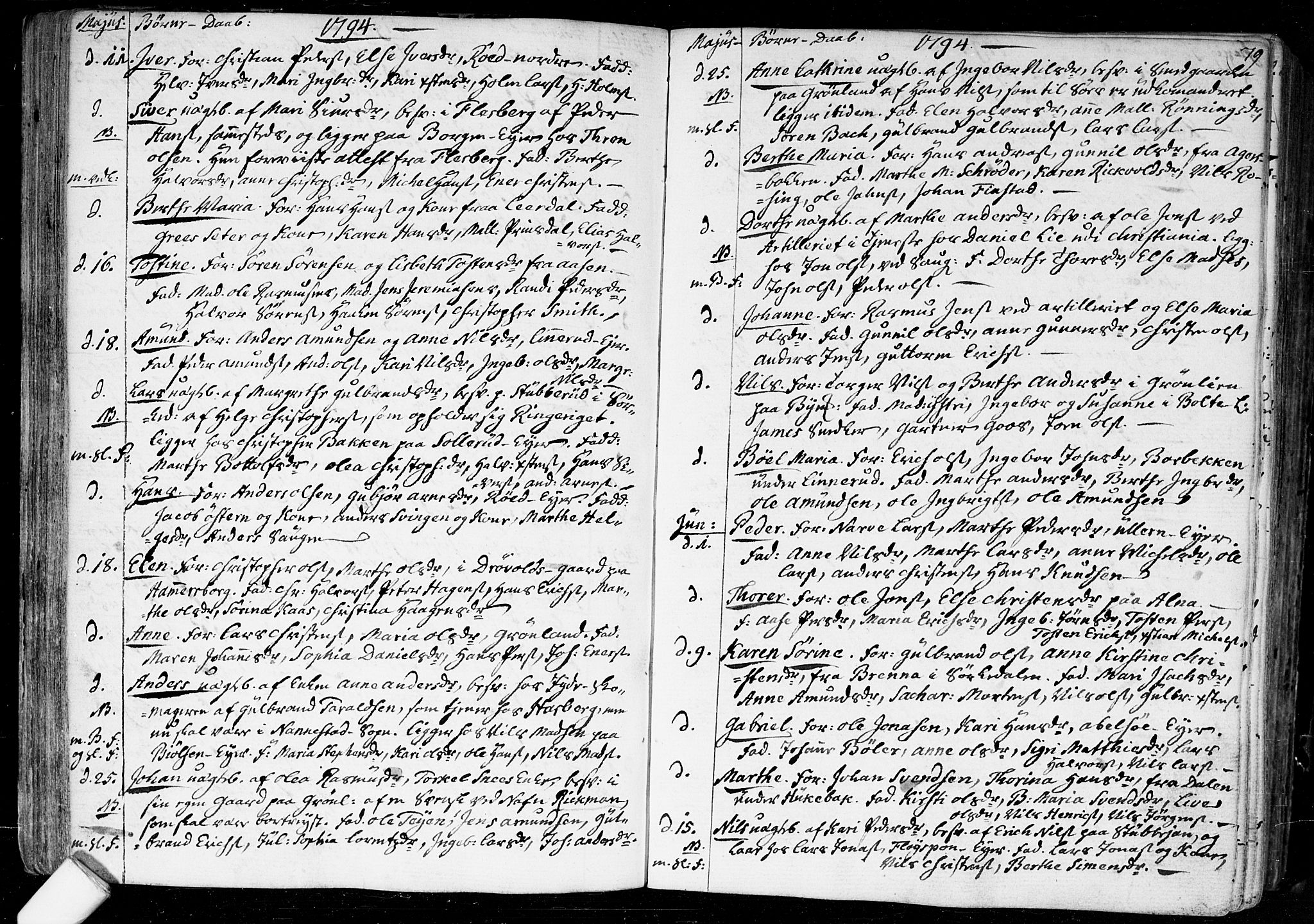 Aker prestekontor kirkebøker, AV/SAO-A-10861/F/L0010: Ministerialbok nr. 10, 1786-1809, s. 79