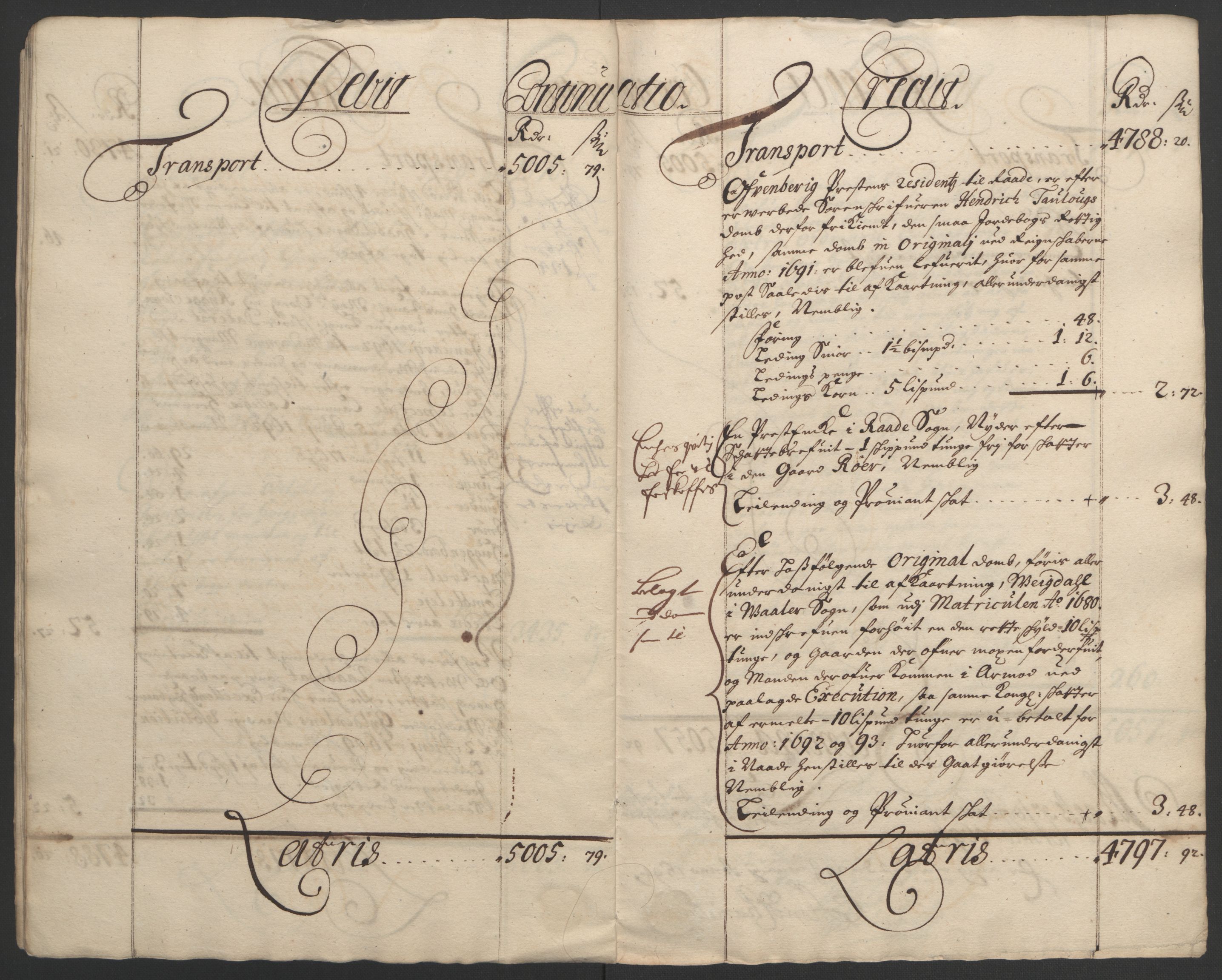 Rentekammeret inntil 1814, Reviderte regnskaper, Fogderegnskap, RA/EA-4092/R02/L0108: Fogderegnskap Moss og Verne kloster, 1692-1693, s. 218