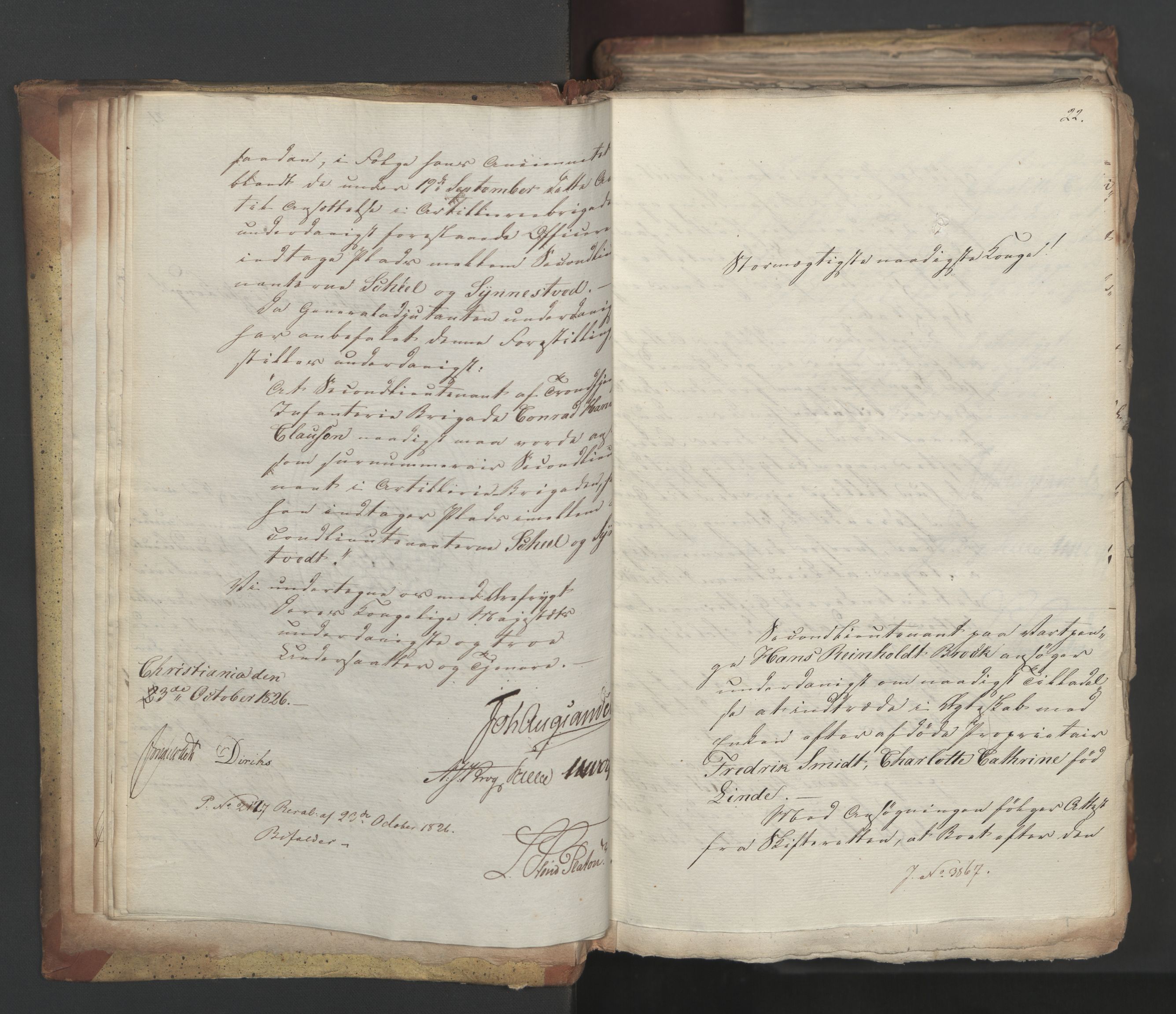 Statsrådsavdelingen i Stockholm, AV/RA-S-1003/D/Da/L0049: Regjeringsinnstillinger nr. 3860-4086, 1826, s. 18