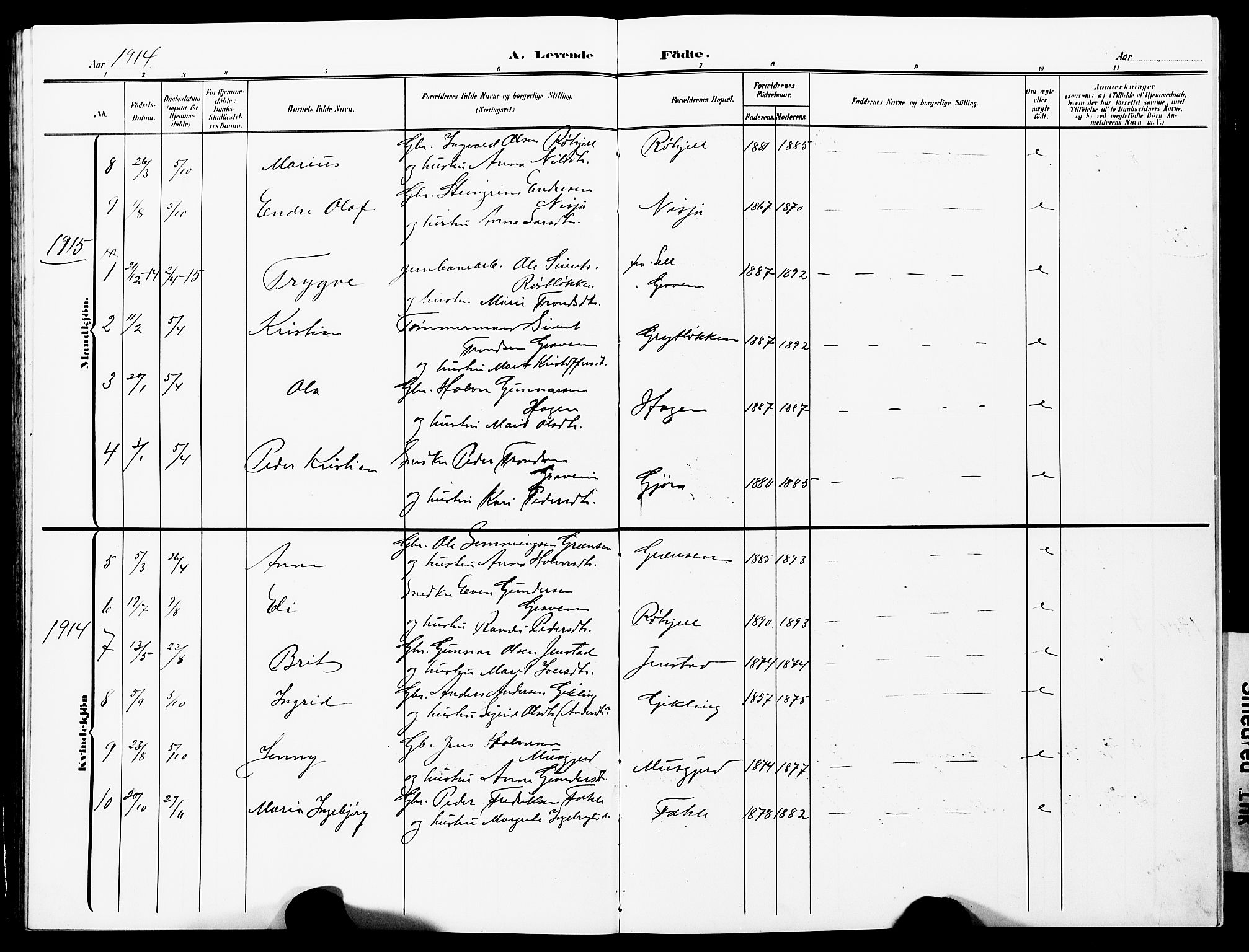 Ministerialprotokoller, klokkerbøker og fødselsregistre - Møre og Romsdal, AV/SAT-A-1454/591/L1020: Klokkerbok nr. 591C01, 1869-1930