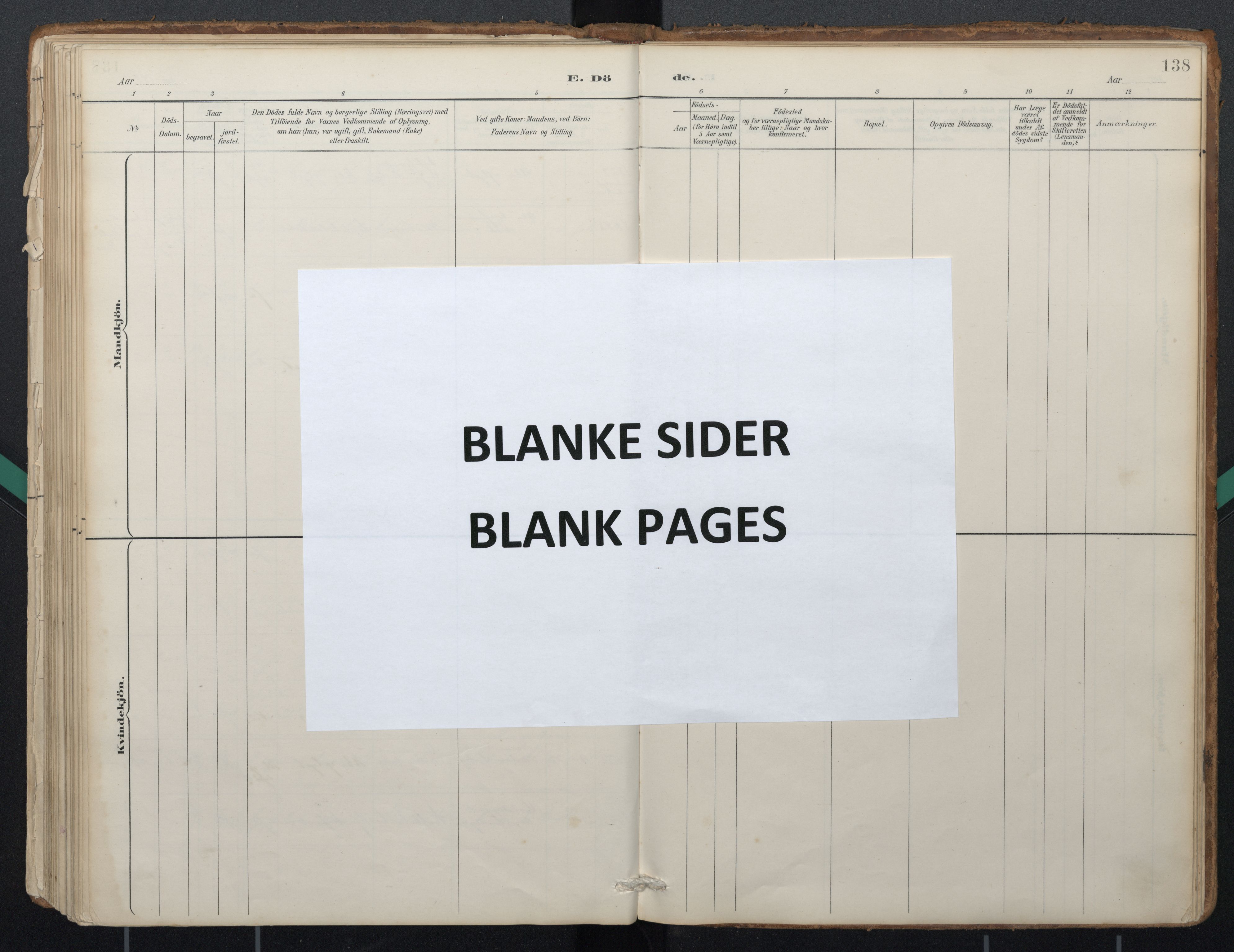 Ministerialprotokoller, klokkerbøker og fødselsregistre - Nordland, AV/SAT-A-1459/884/L1193: Ministerialbok nr. 884A01, 1888-1905, s. 138