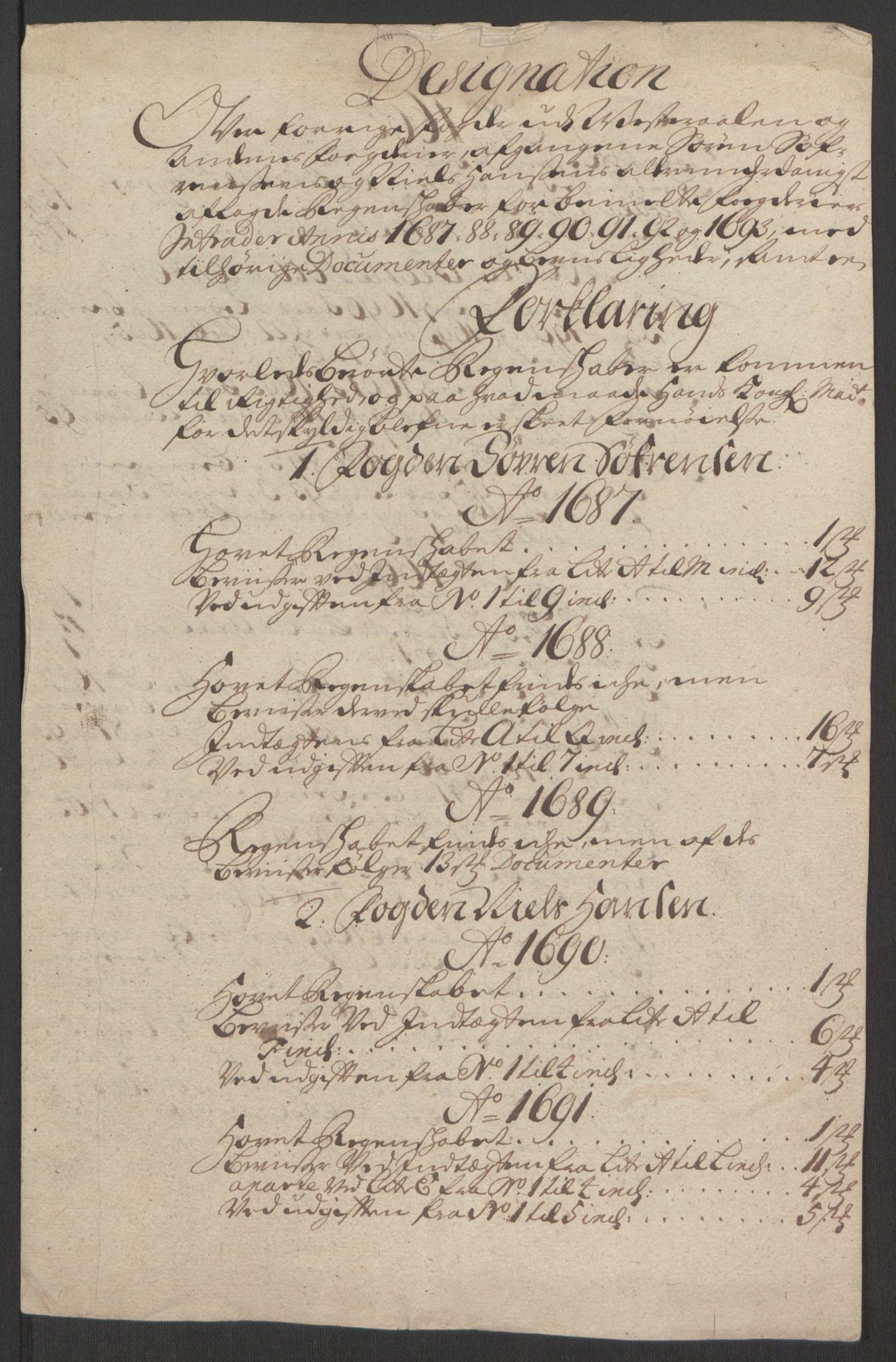 Rentekammeret inntil 1814, Reviderte regnskaper, Fogderegnskap, RA/EA-4092/R67/L4676: Fogderegnskap Vesterålen, Andenes og Lofoten, 1691-1693, s. 239