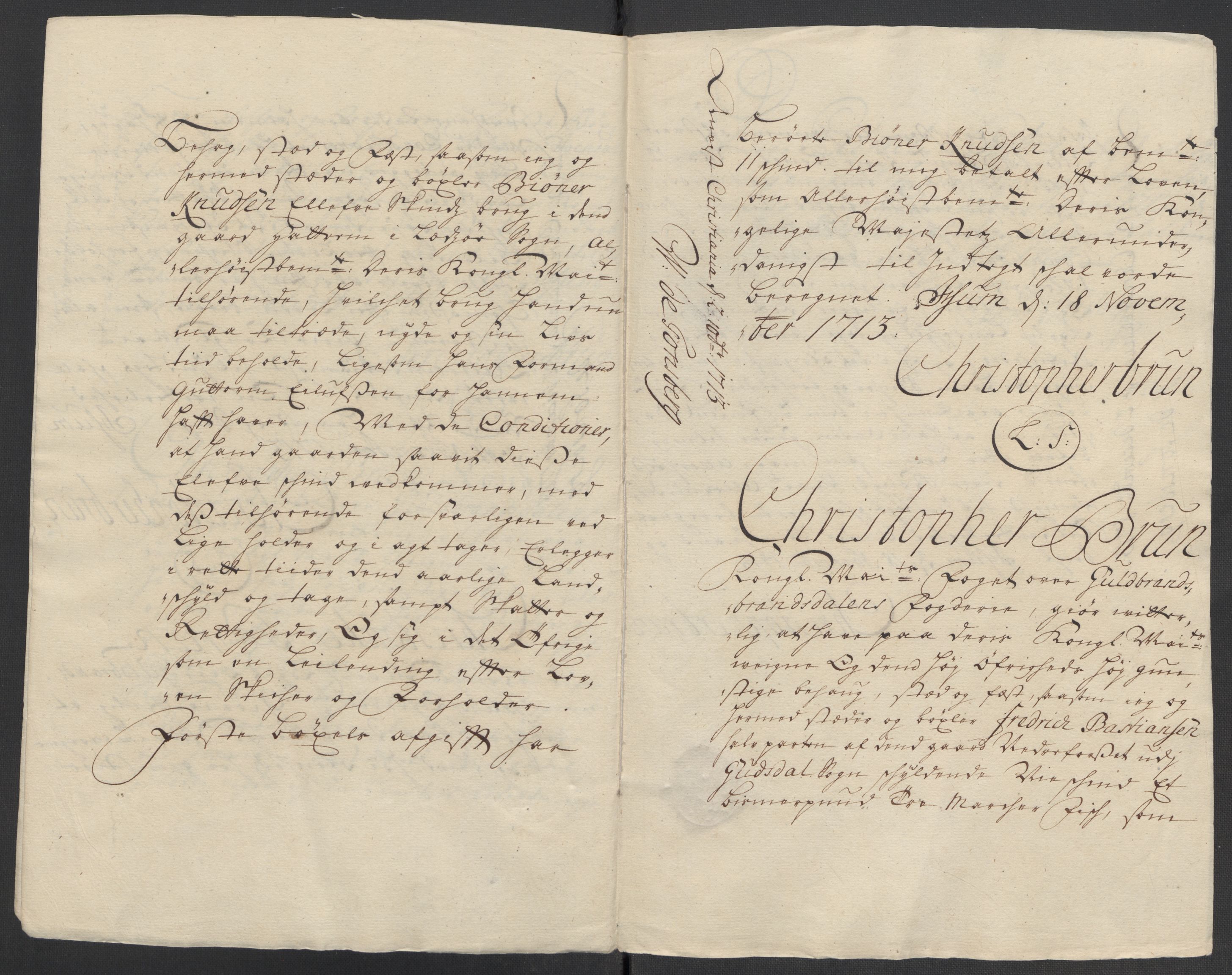 Rentekammeret inntil 1814, Reviderte regnskaper, Fogderegnskap, AV/RA-EA-4092/R17/L1182: Fogderegnskap Gudbrandsdal, 1713, s. 405