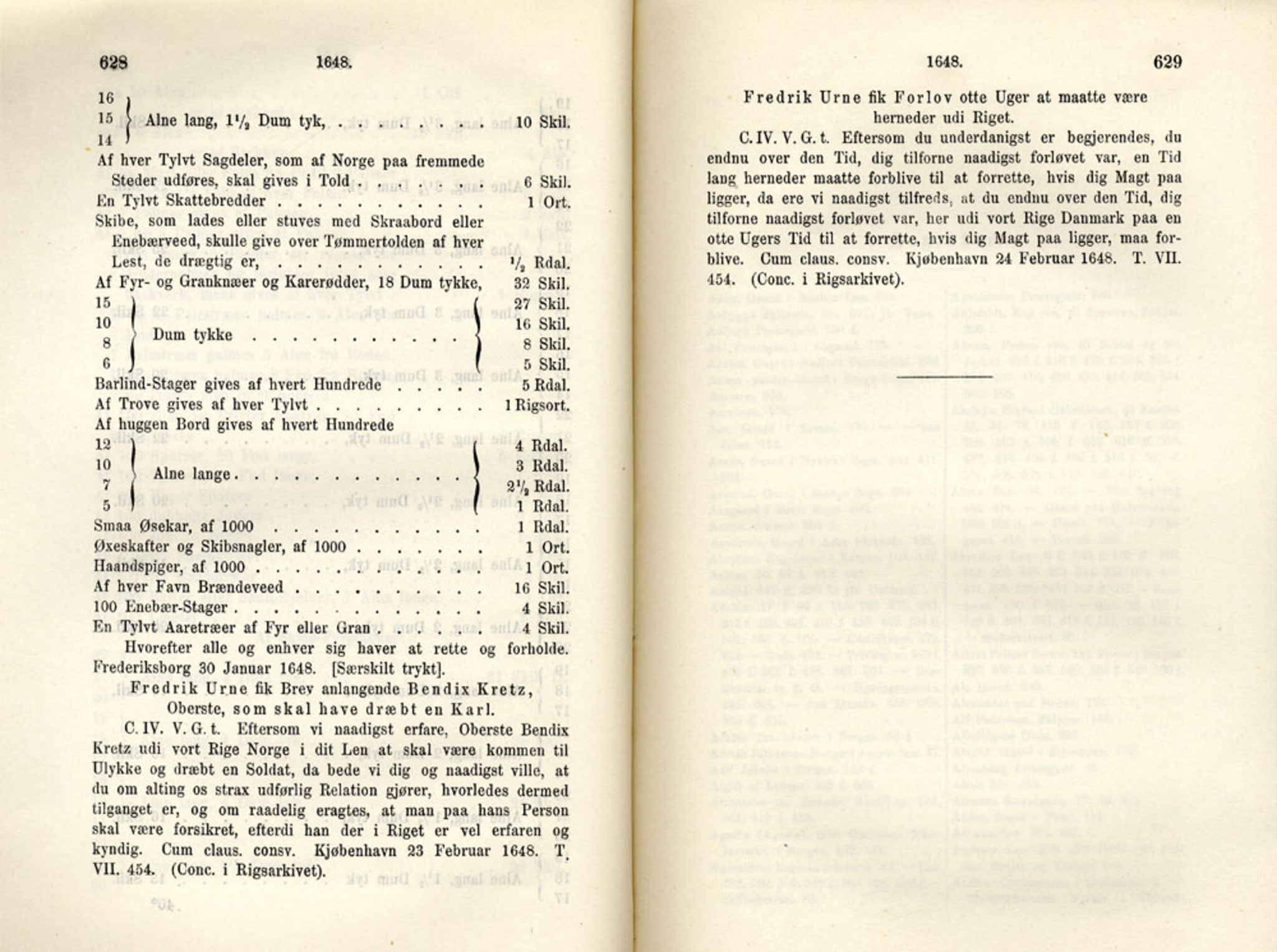 Publikasjoner utgitt av Det Norske Historiske Kildeskriftfond, PUBL/-/-/-: Norske Rigs-Registranter, bind 8, 1641-1648, s. 628-629