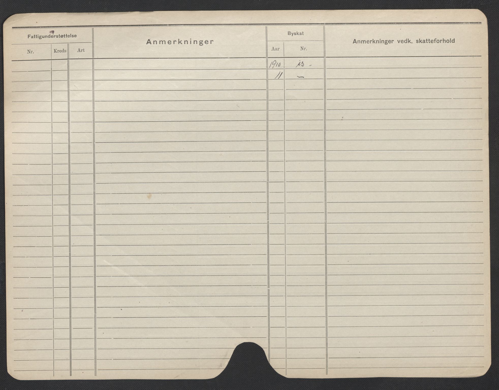 Oslo folkeregister, Registerkort, SAO/A-11715/F/Fa/Fac/L0020: Kvinner, 1906-1914, s. 226b