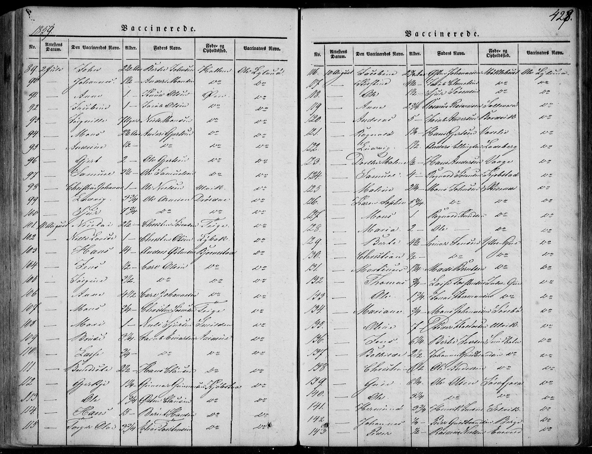 Askvoll sokneprestembete, AV/SAB-A-79501/H/Haa/Haaa/L0011/0002: Ministerialbok nr. A 11 II, 1845-1878, s. 428
