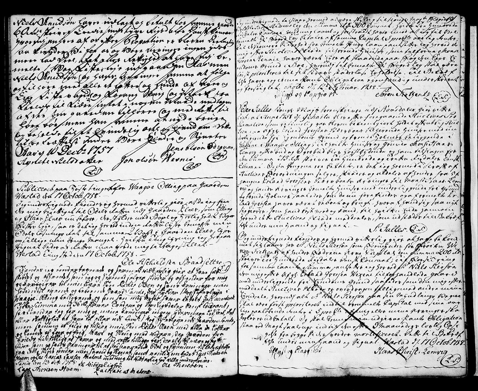 Romsdal sorenskriveri, SAT/A-4149/1/2/2C/L0003: Pantebok nr. 3, 1747-1767, s. 191