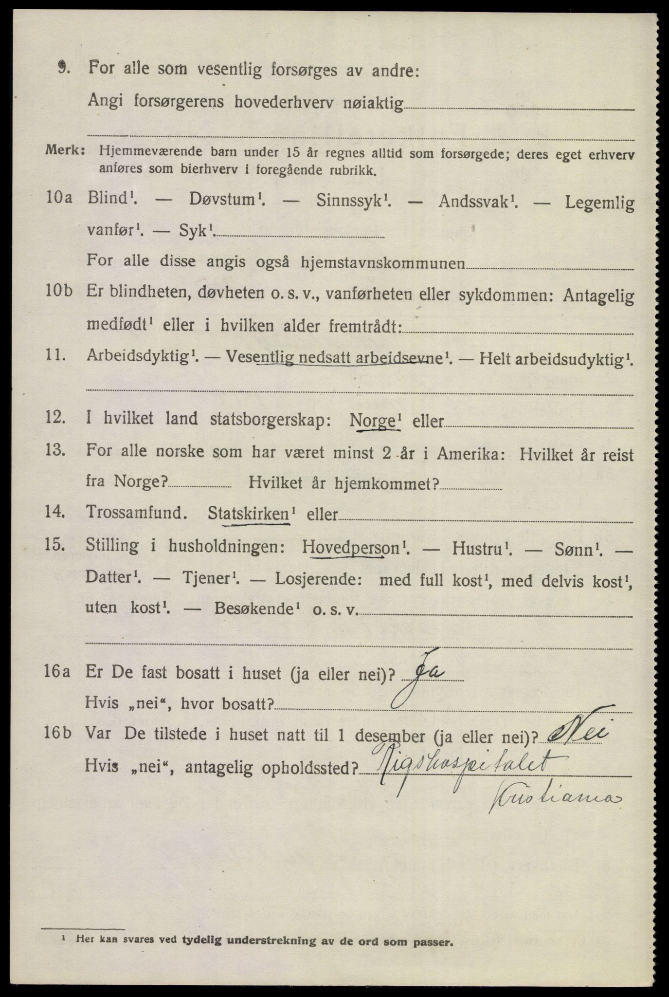 SAKO, Folketelling 1920 for 0617 Gol herred, 1920, s. 2191