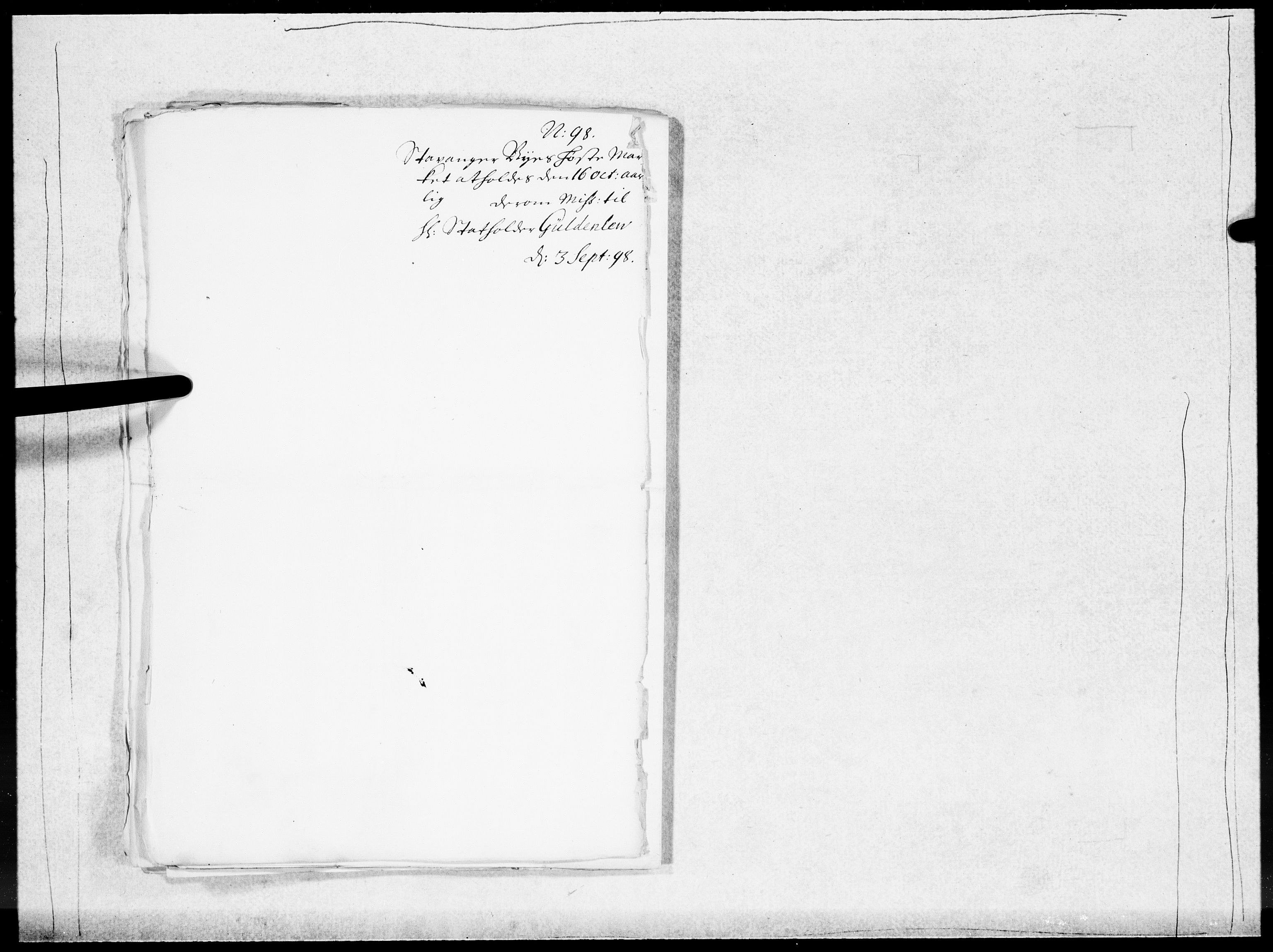 Danske Kanselli 1572-1799, AV/RA-EA-3023/F/Fc/Fcc/Fcca/L0048: Norske innlegg 1572-1799, 1697-1699, s. 306