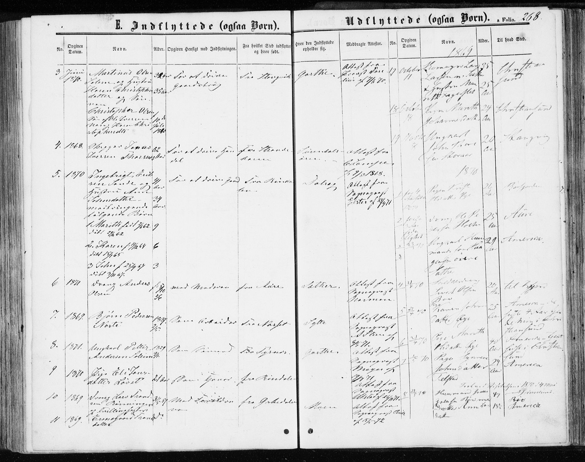 Ministerialprotokoller, klokkerbøker og fødselsregistre - Møre og Romsdal, SAT/A-1454/595/L1045: Ministerialbok nr. 595A07, 1863-1873, s. 268