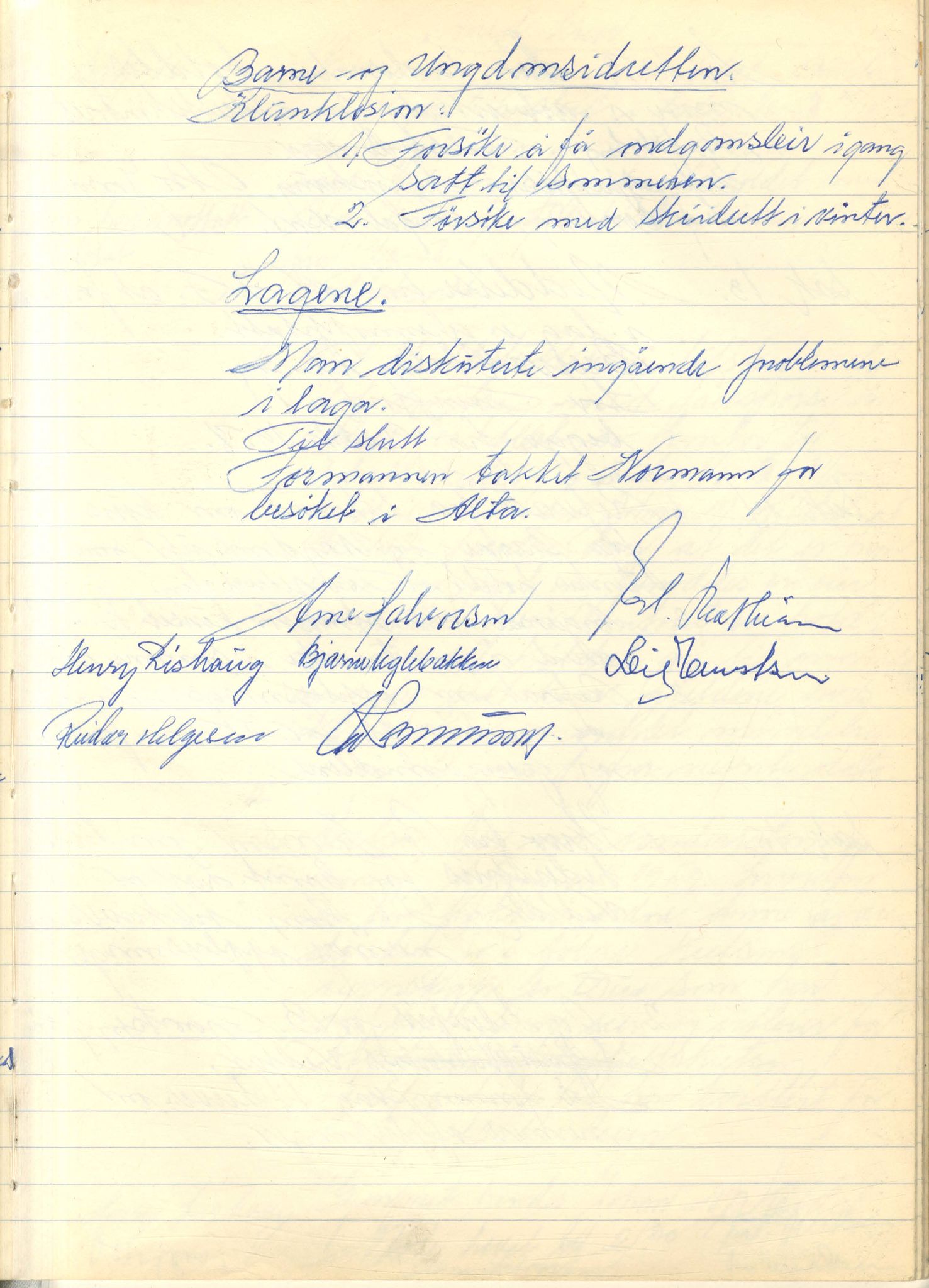 Vest-Finnmark Idrettskrets, FMFB/A-1042/A/Aa/L0002: Møteprotokoll for styre, kretsting og arbeidsutvalg, 1951-1961, s. 229