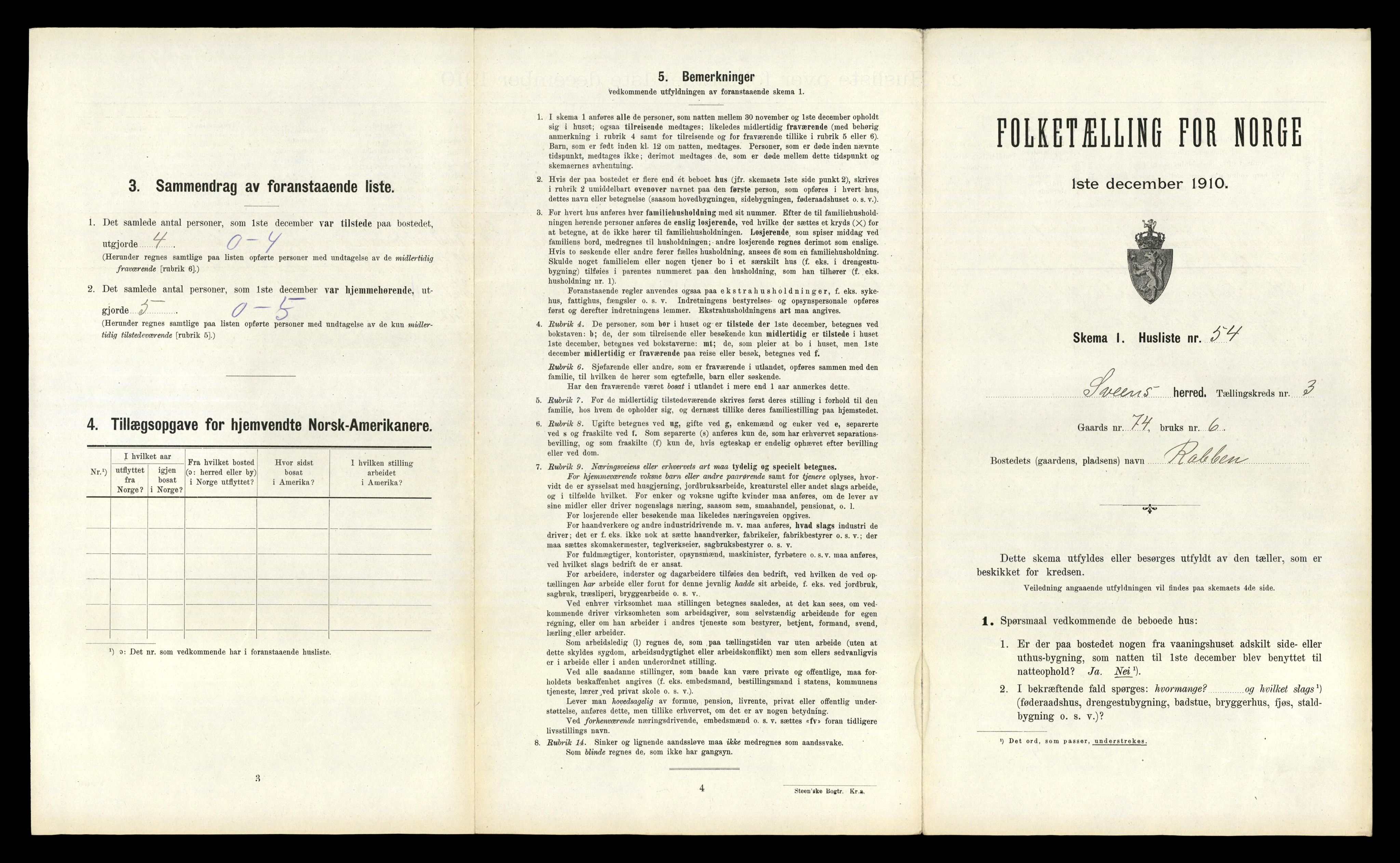 RA, Folketelling 1910 for 1216 Sveio herred, 1910, s. 412