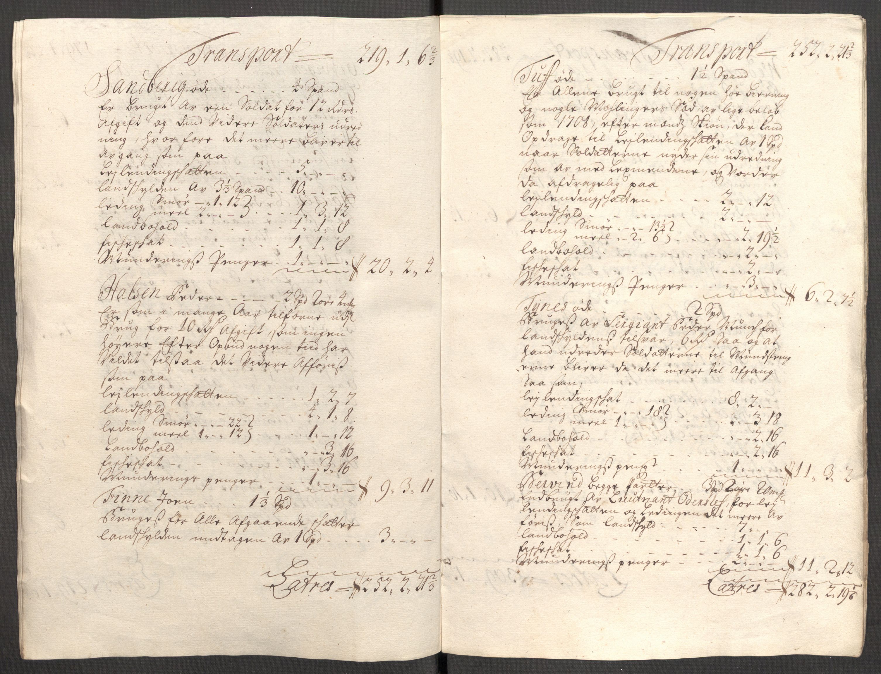 Rentekammeret inntil 1814, Reviderte regnskaper, Fogderegnskap, RA/EA-4092/R62/L4199: Fogderegnskap Stjørdal og Verdal, 1709, s. 261