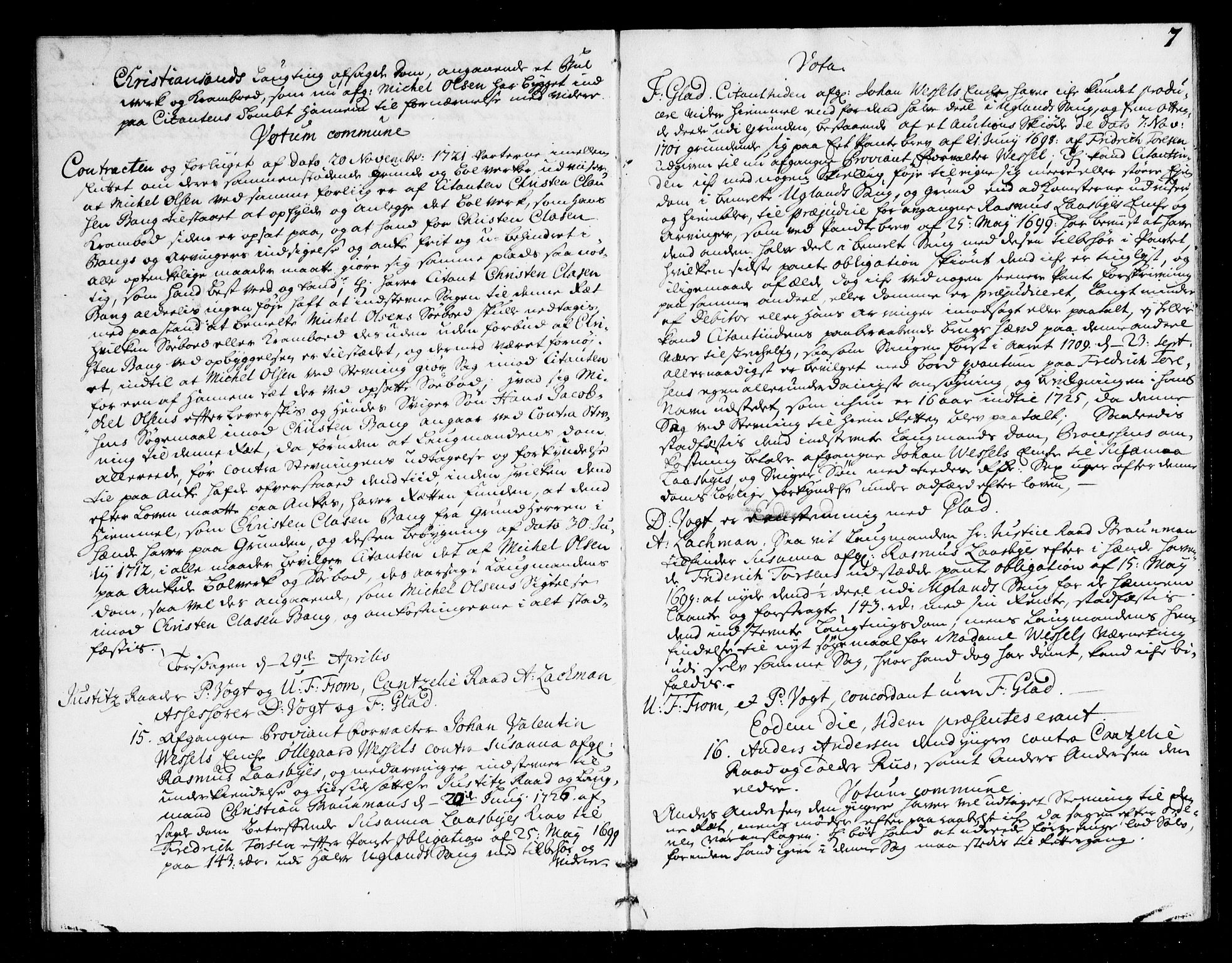 Overhoffretten 1667-1797, AV/RA-EA-2884/Ac/L0163: Voteringsprotokoll, 1728, s. 6b-7a