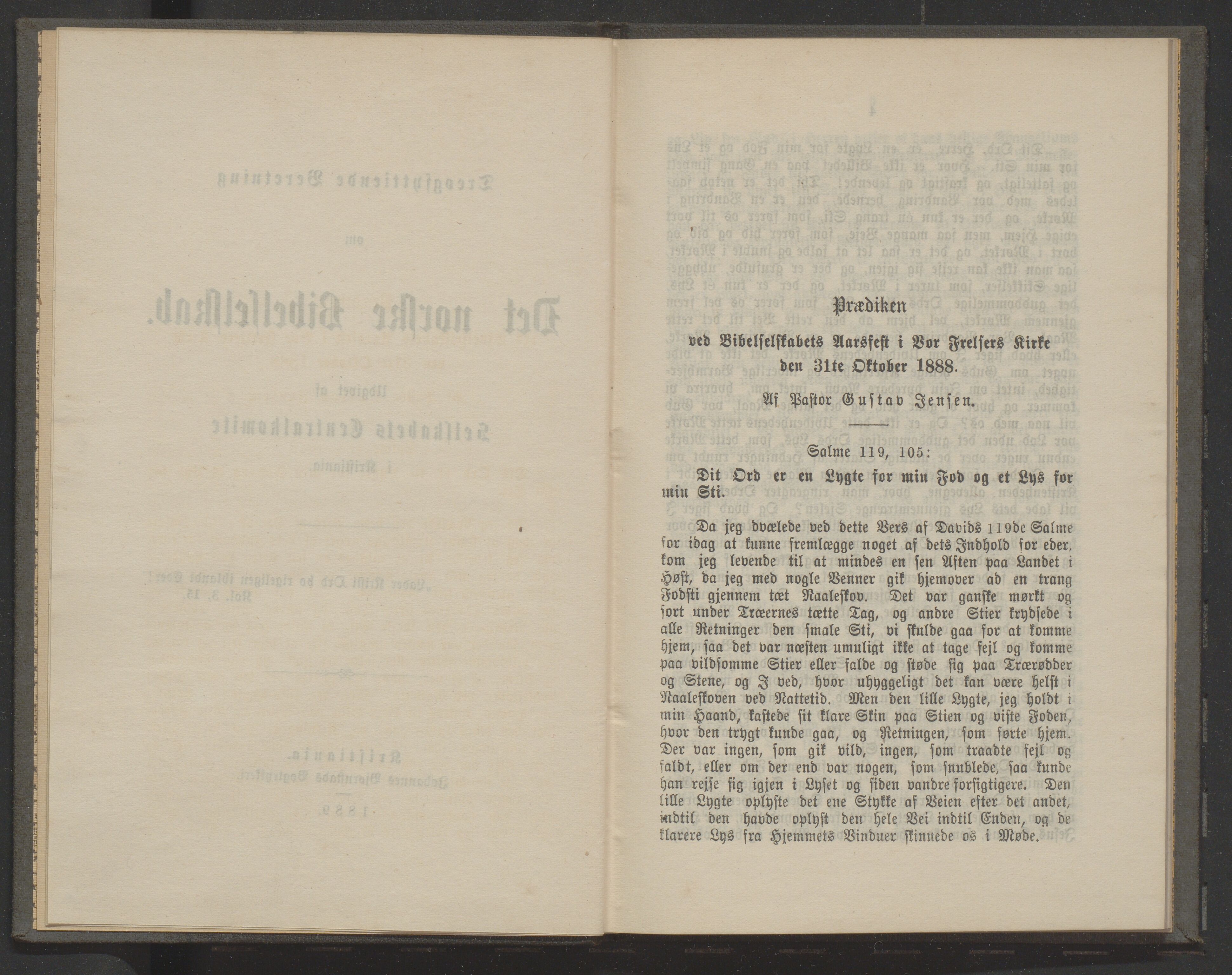 Det Norske Bibelselskap, VID/MDA-A-1528/X/L0002/0010/0003: Årsberetninger / Årsberetning 71, 72 og 73, 1888