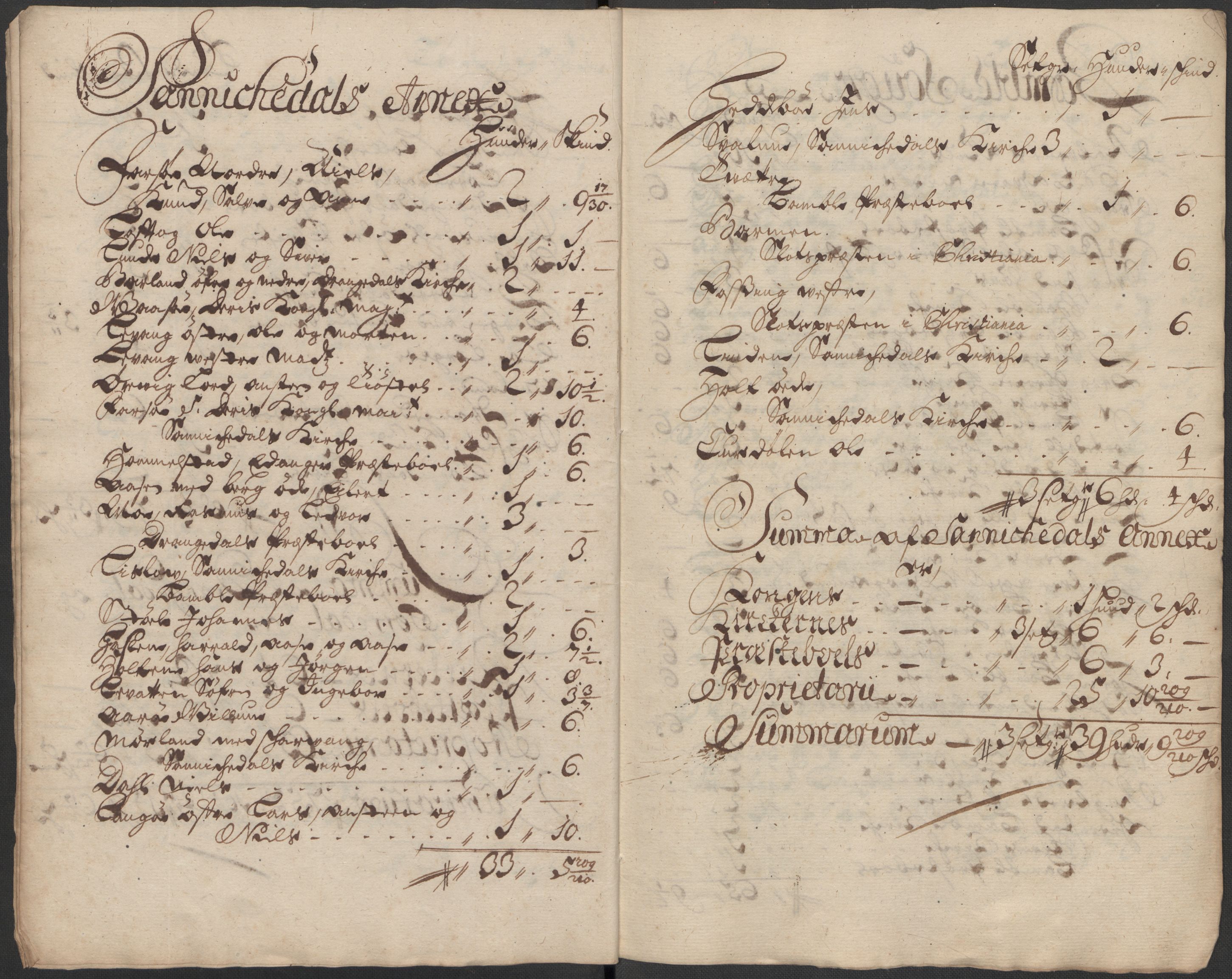 Rentekammeret inntil 1814, Reviderte regnskaper, Fogderegnskap, AV/RA-EA-4092/R36/L2125: Fogderegnskap Øvre og Nedre Telemark og Bamble, 1713, s. 233