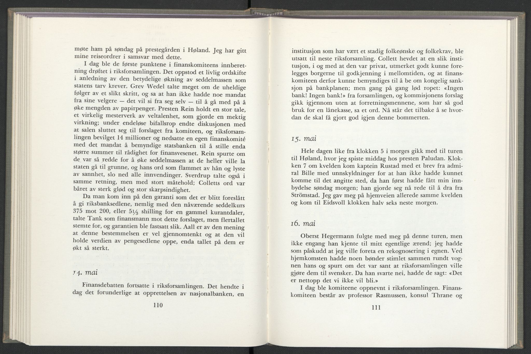 Andre publikasjoner, PUBL/PUBL-999/0003/0002: Christian Frederiks dagbok fra 1814 (1954), 1814, s. 59
