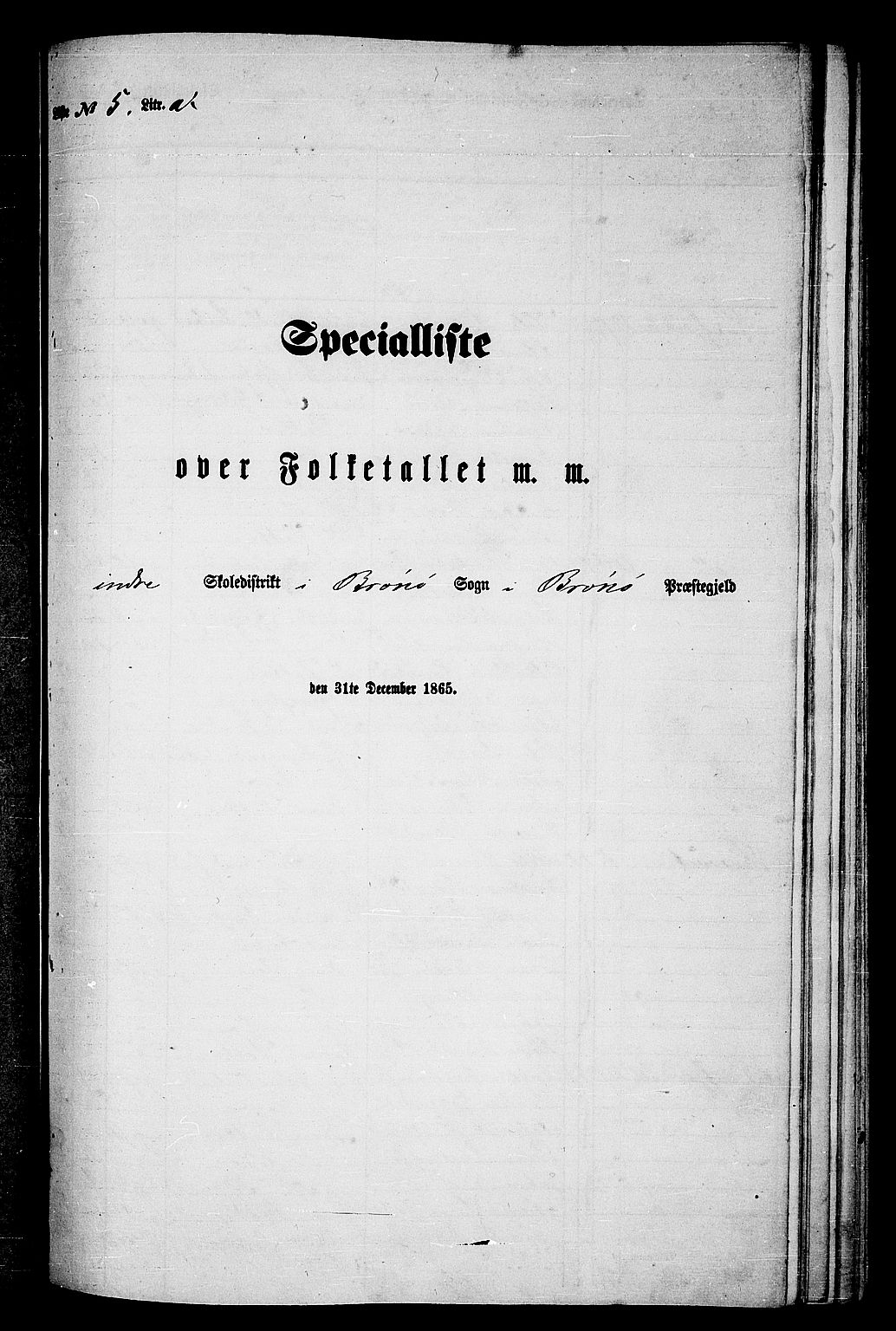 RA, Folketelling 1865 for 1814P Brønnøy prestegjeld, 1865, s. 96