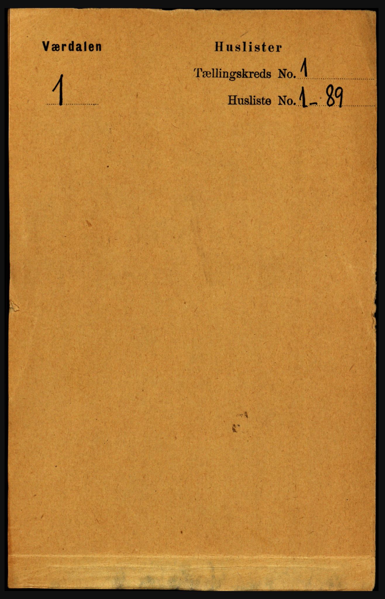 RA, Folketelling 1891 for 1721 Verdal herred, 1891, s. 38
