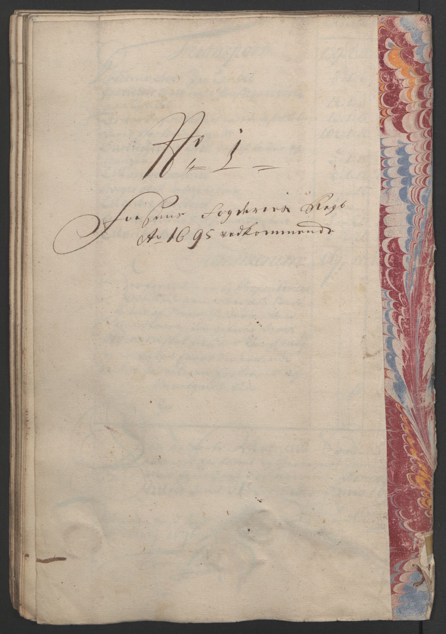 Rentekammeret inntil 1814, Reviderte regnskaper, Fogderegnskap, RA/EA-4092/R57/L3851: Fogderegnskap Fosen, 1695-1696, s. 74