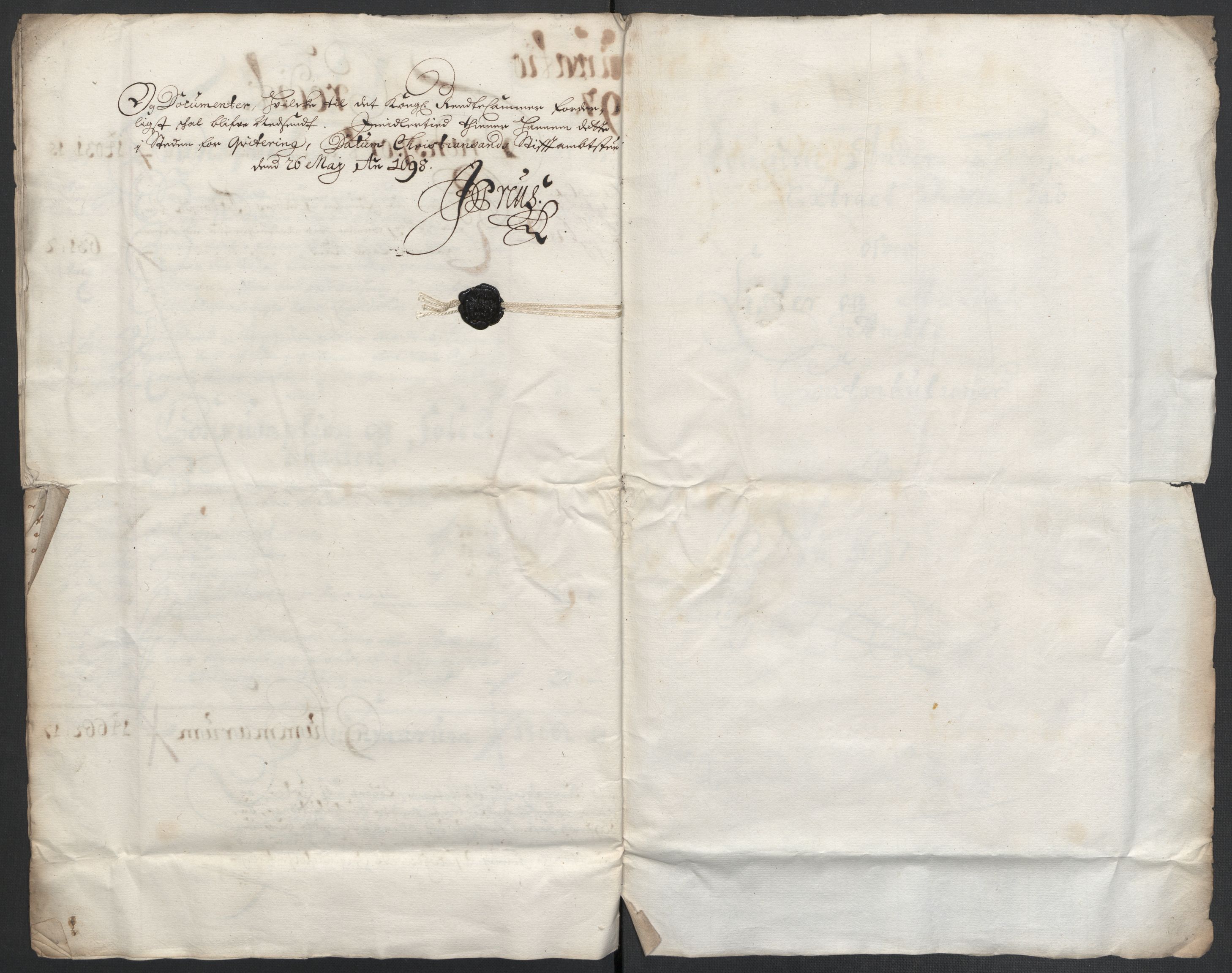 Rentekammeret inntil 1814, Reviderte regnskaper, Fogderegnskap, AV/RA-EA-4092/R43/L2546: Fogderegnskap Lista og Mandal, 1696-1697, s. 184