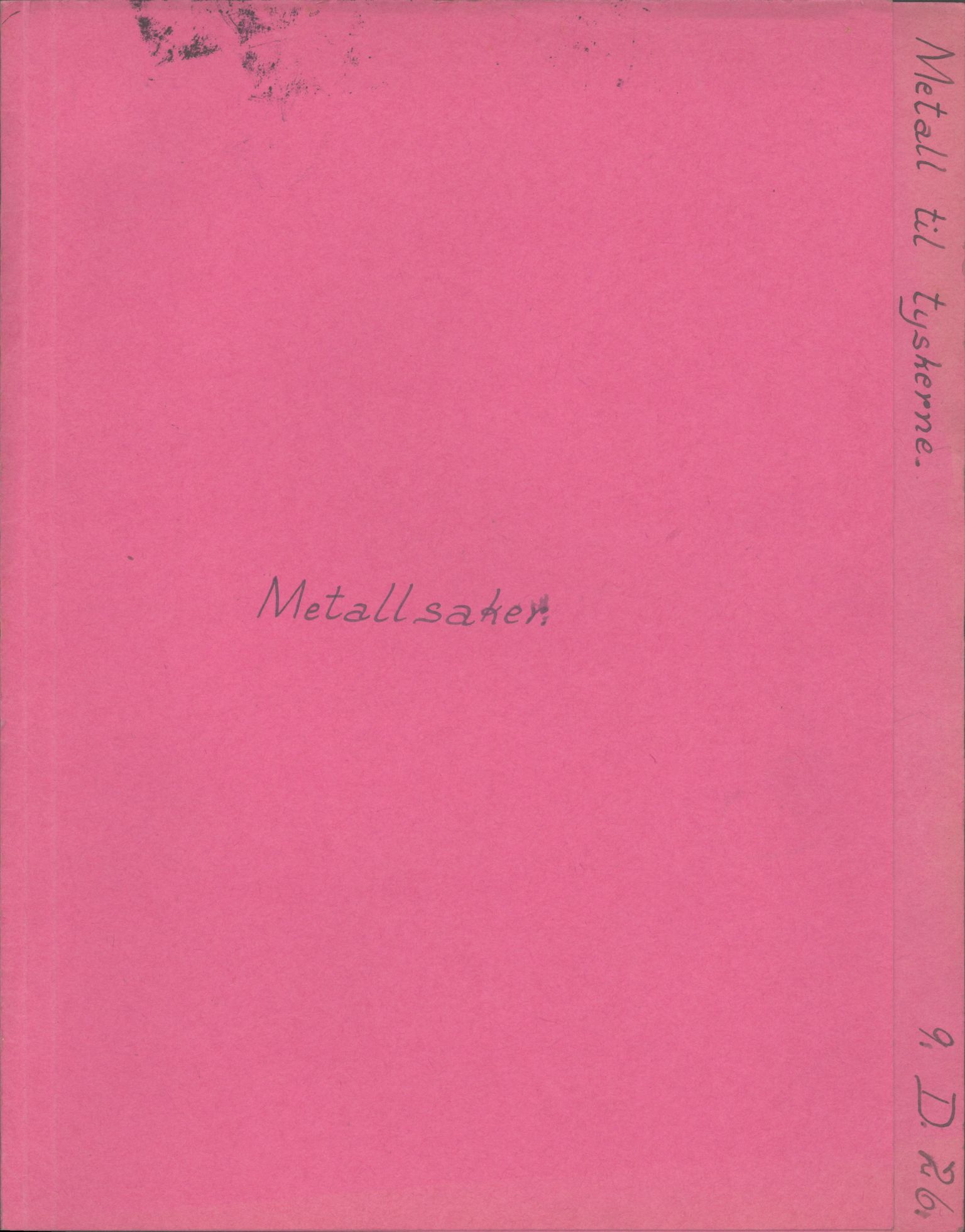 Direktoratet for industriforsyning, Sekretariatet, AV/RA-S-4153/D/Df/L0055: 9. Metallkontoret, 1940-1945, s. 1635