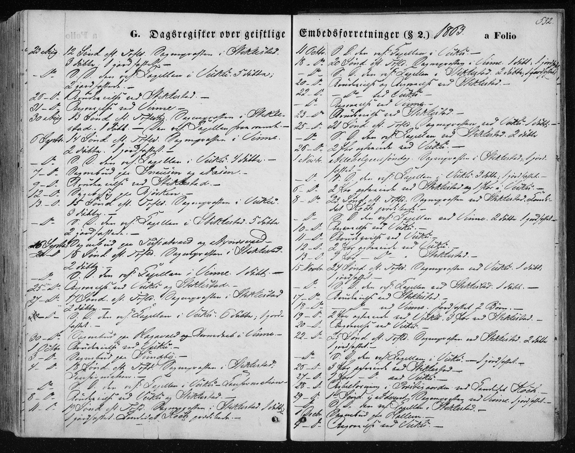 Ministerialprotokoller, klokkerbøker og fødselsregistre - Nord-Trøndelag, SAT/A-1458/723/L0241: Ministerialbok nr. 723A10, 1860-1869, s. 532
