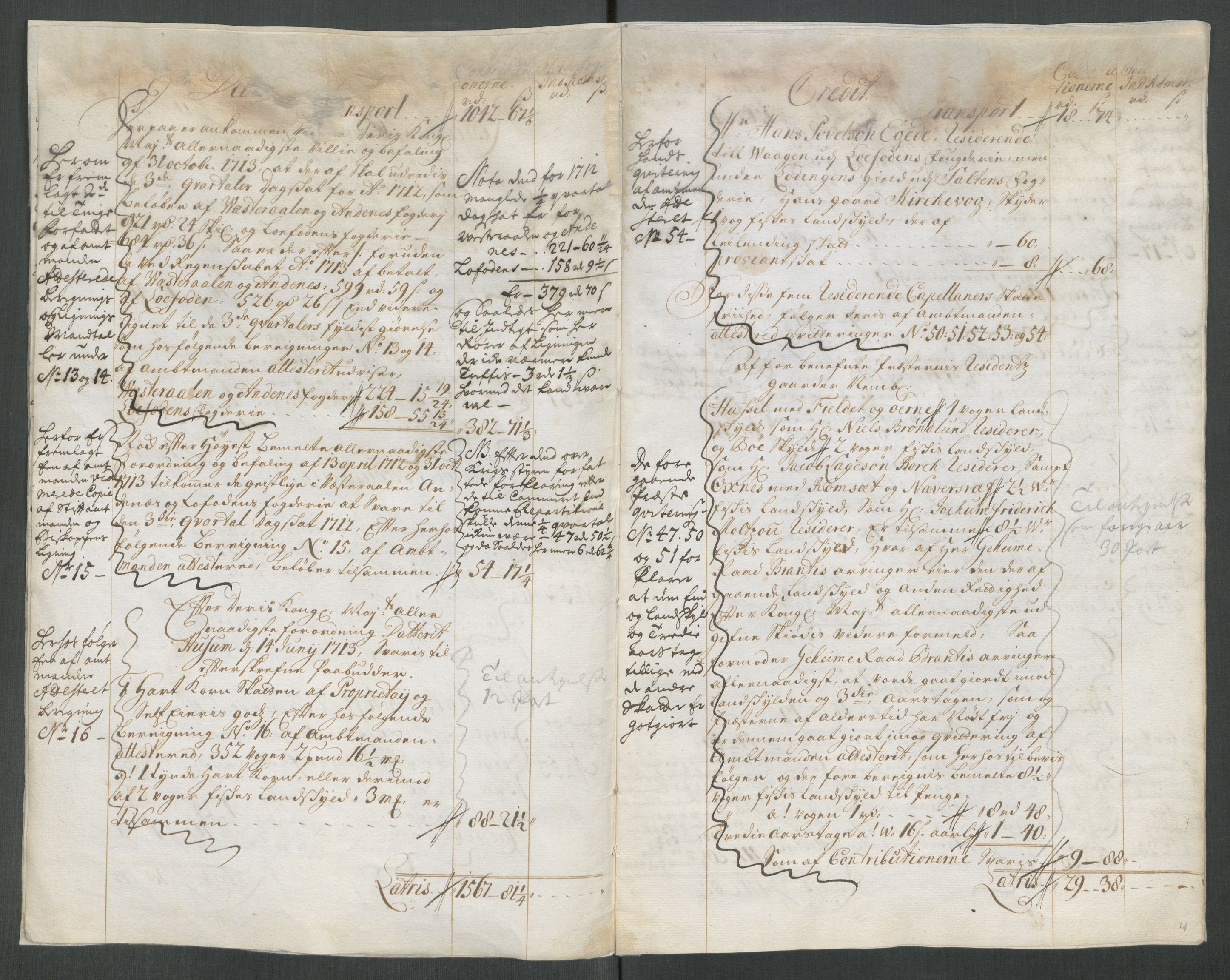 Rentekammeret inntil 1814, Reviderte regnskaper, Fogderegnskap, AV/RA-EA-4092/R67/L4680: Fogderegnskap Vesterålen, Andenes og Lofoten, 1714, s. 7