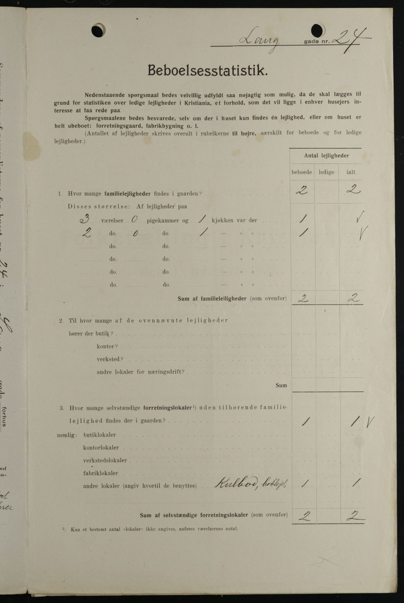 OBA, Kommunal folketelling 1.2.1908 for Kristiania kjøpstad, 1908, s. 50860