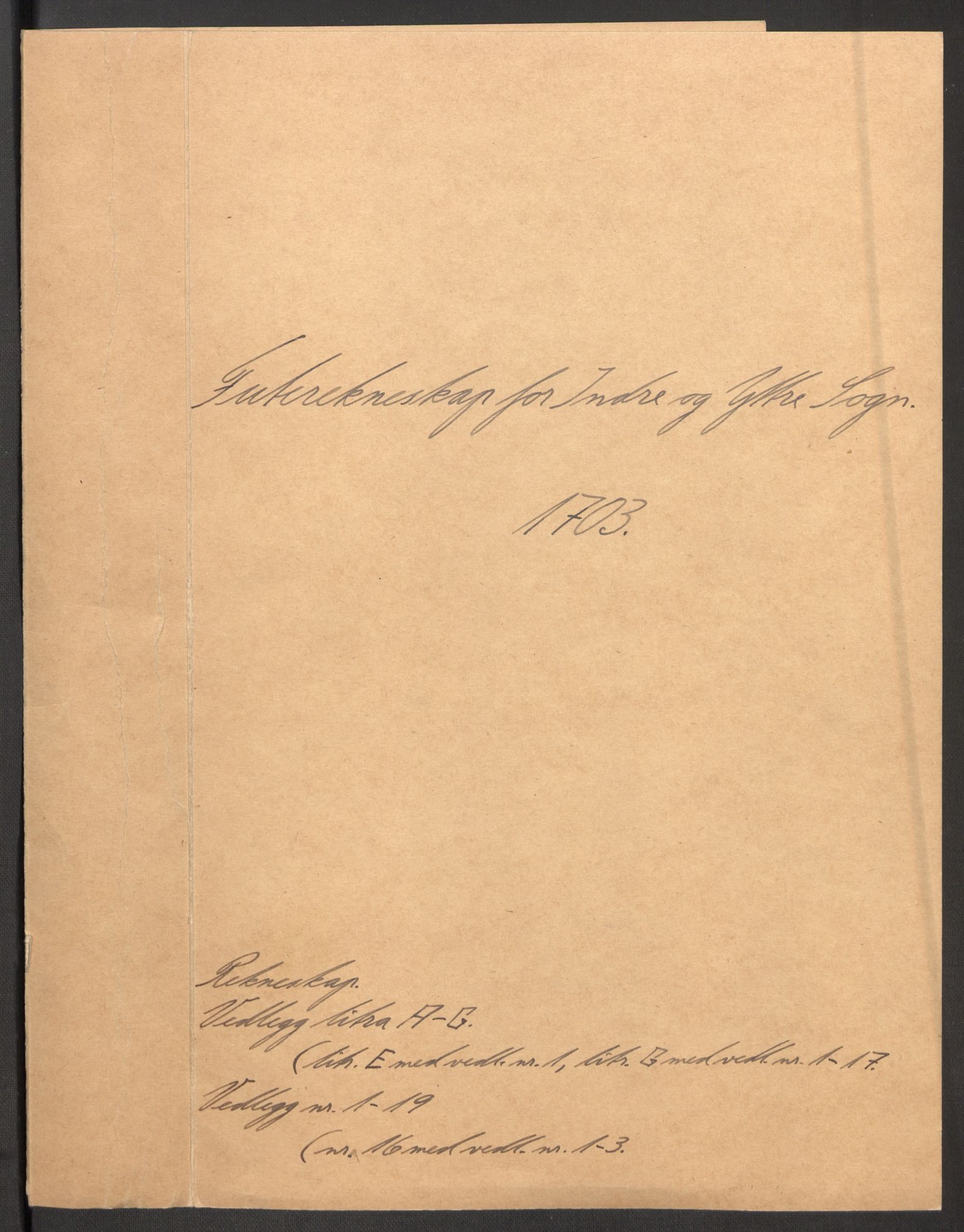 Rentekammeret inntil 1814, Reviderte regnskaper, Fogderegnskap, AV/RA-EA-4092/R52/L3313: Fogderegnskap Sogn, 1703-1704, s. 2