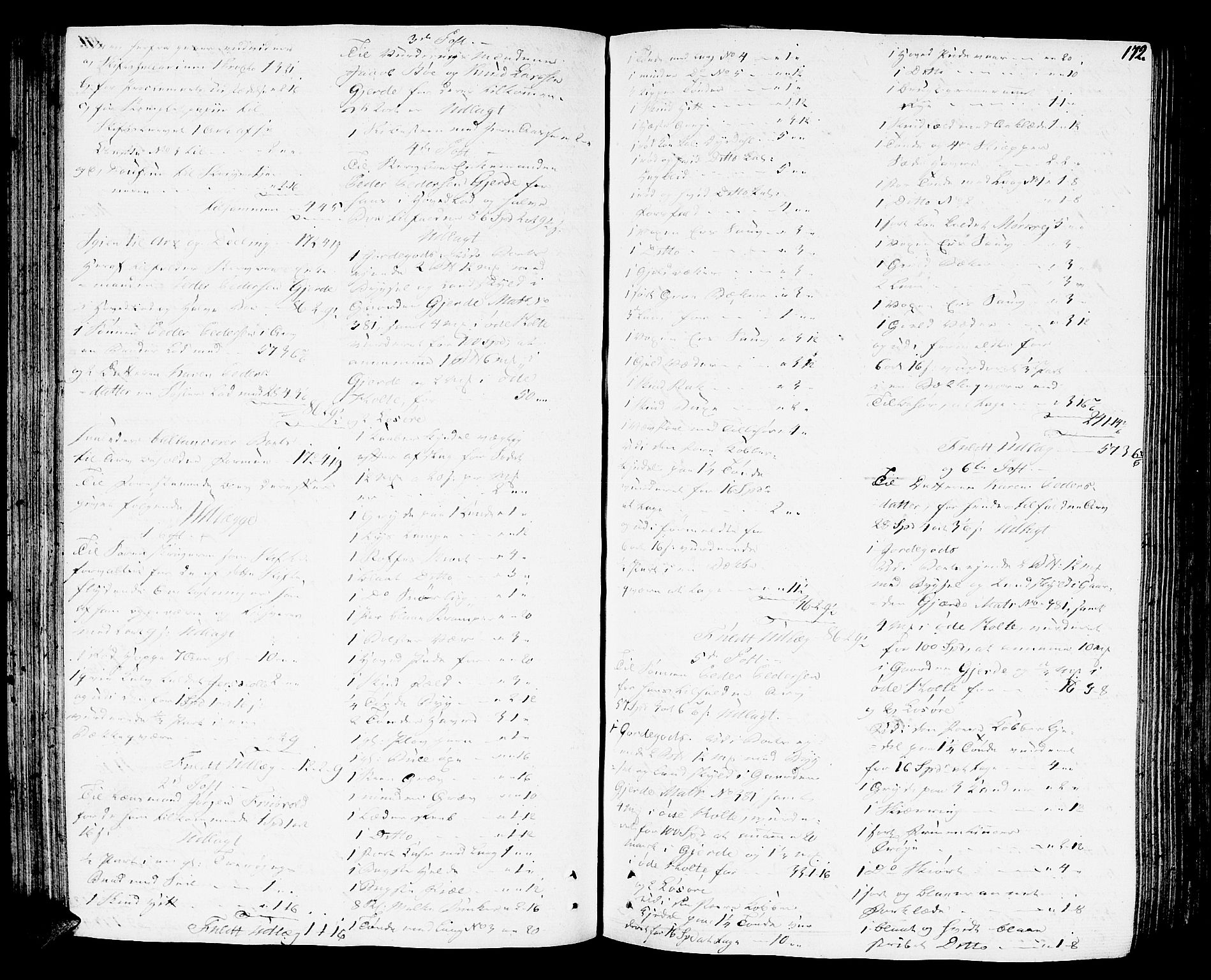 Romsdal sorenskriveri, SAT/A-4149/1/3/3A/L0015: Skifteutlodnings Protokoll 1, 1821-1823, s. 172