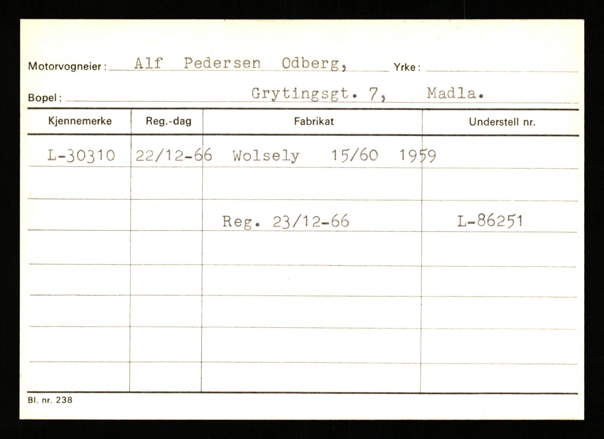 Stavanger trafikkstasjon, AV/SAST-A-101942/0/G/L0005: Registreringsnummer: 23000 - 34245, 1930-1971, s. 2263