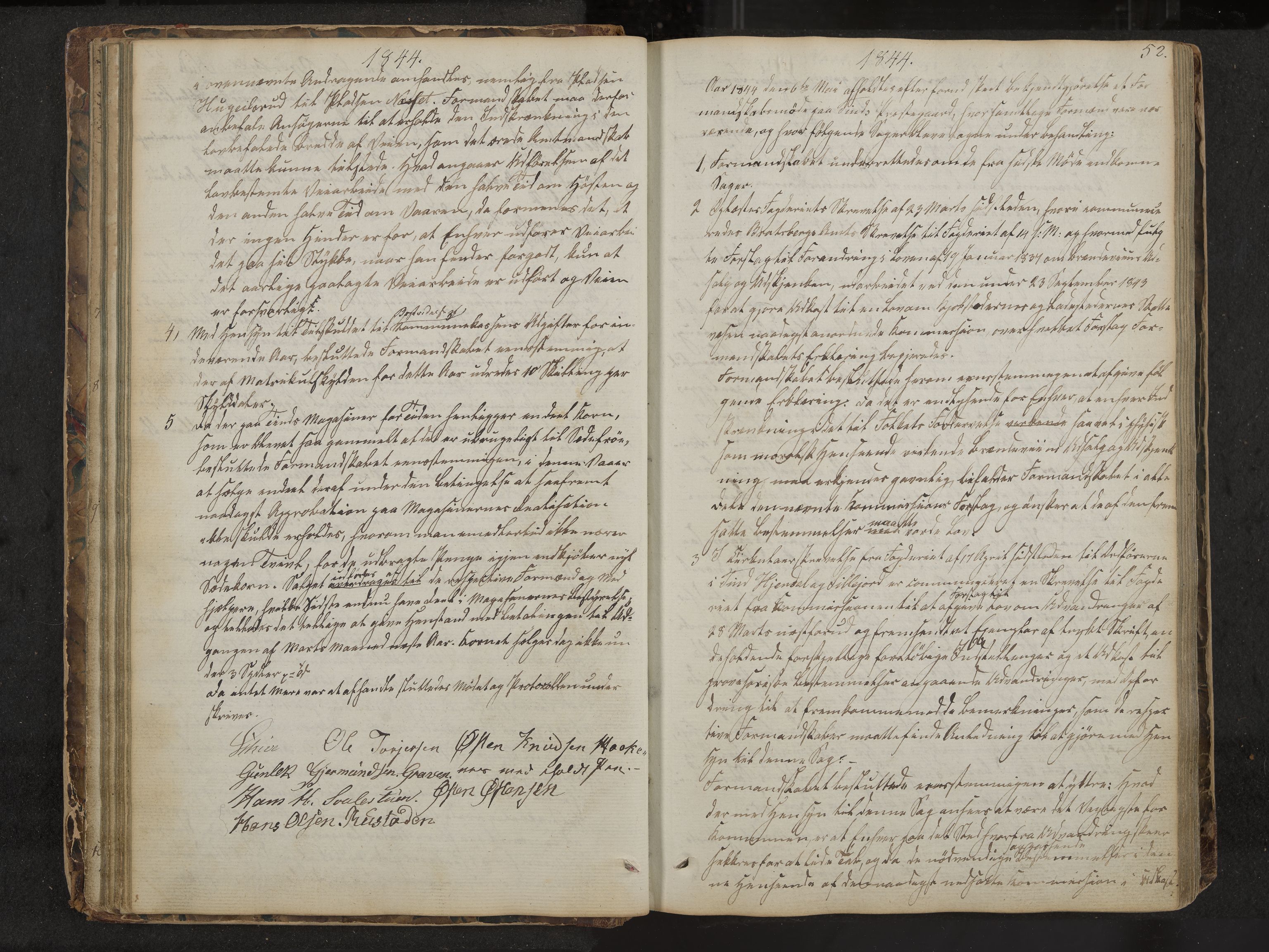 Tinn formannskap og sentraladministrasjon, IKAK/0826021-1/A/Aa/L0001: Møtebok, 1838-1882, s. 52
