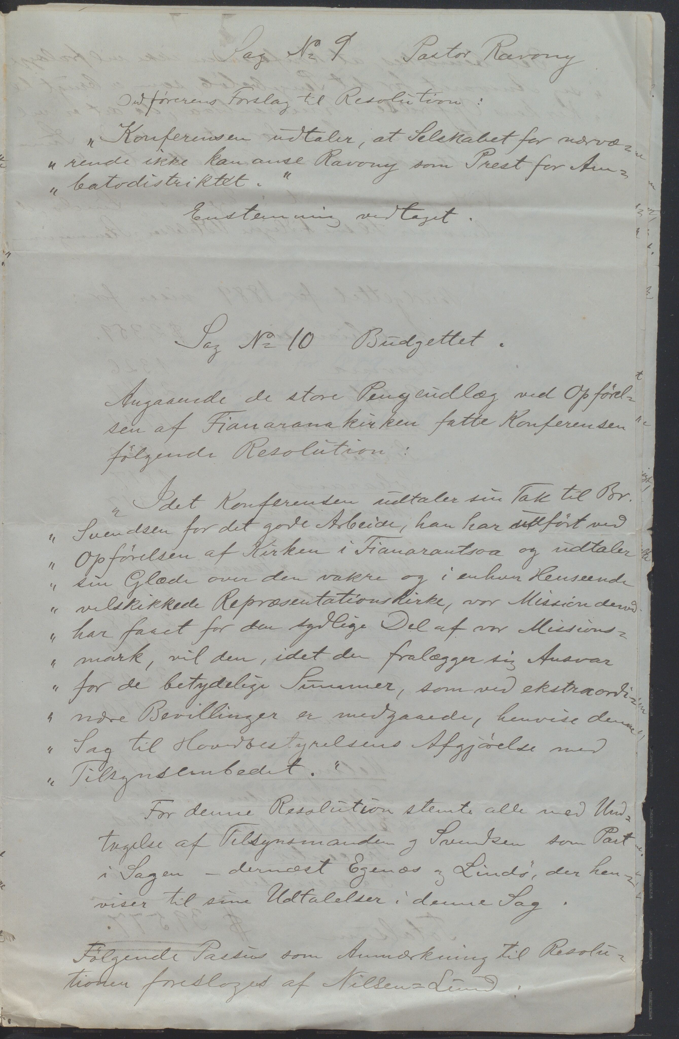 Det Norske Misjonsselskap - hovedadministrasjonen, VID/MA-A-1045/D/Da/Daa/L0037/0006: Konferansereferat og årsberetninger / Konferansereferat fra Madagaskar Innland., 1888