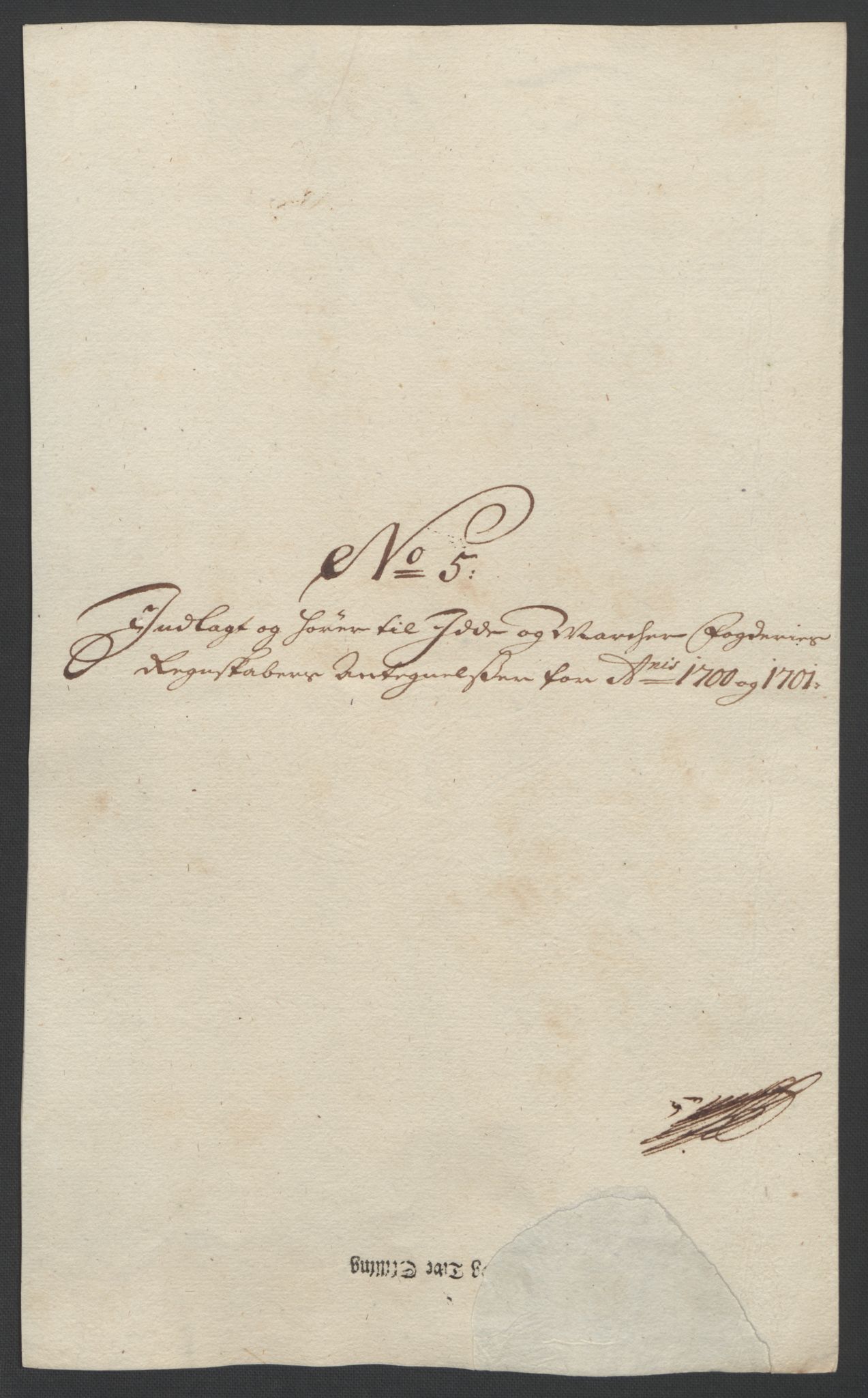 Rentekammeret inntil 1814, Reviderte regnskaper, Fogderegnskap, AV/RA-EA-4092/R01/L0015: Fogderegnskap Idd og Marker, 1700-1701, s. 374