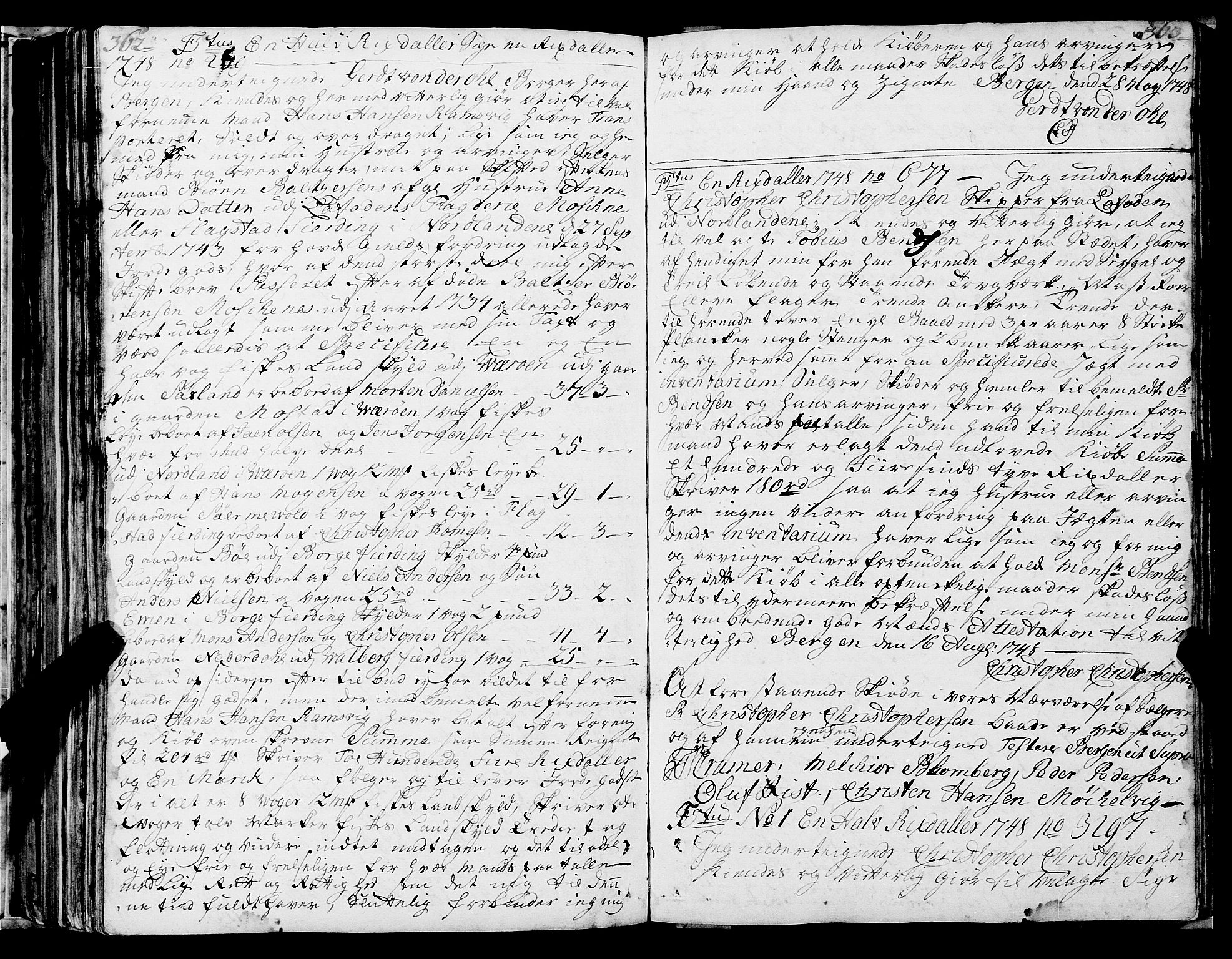 Lofoten sorenskriveri, SAT/A-0017/1/1/1A/L0005: Tingbok, 1739-1752, s. 362-363