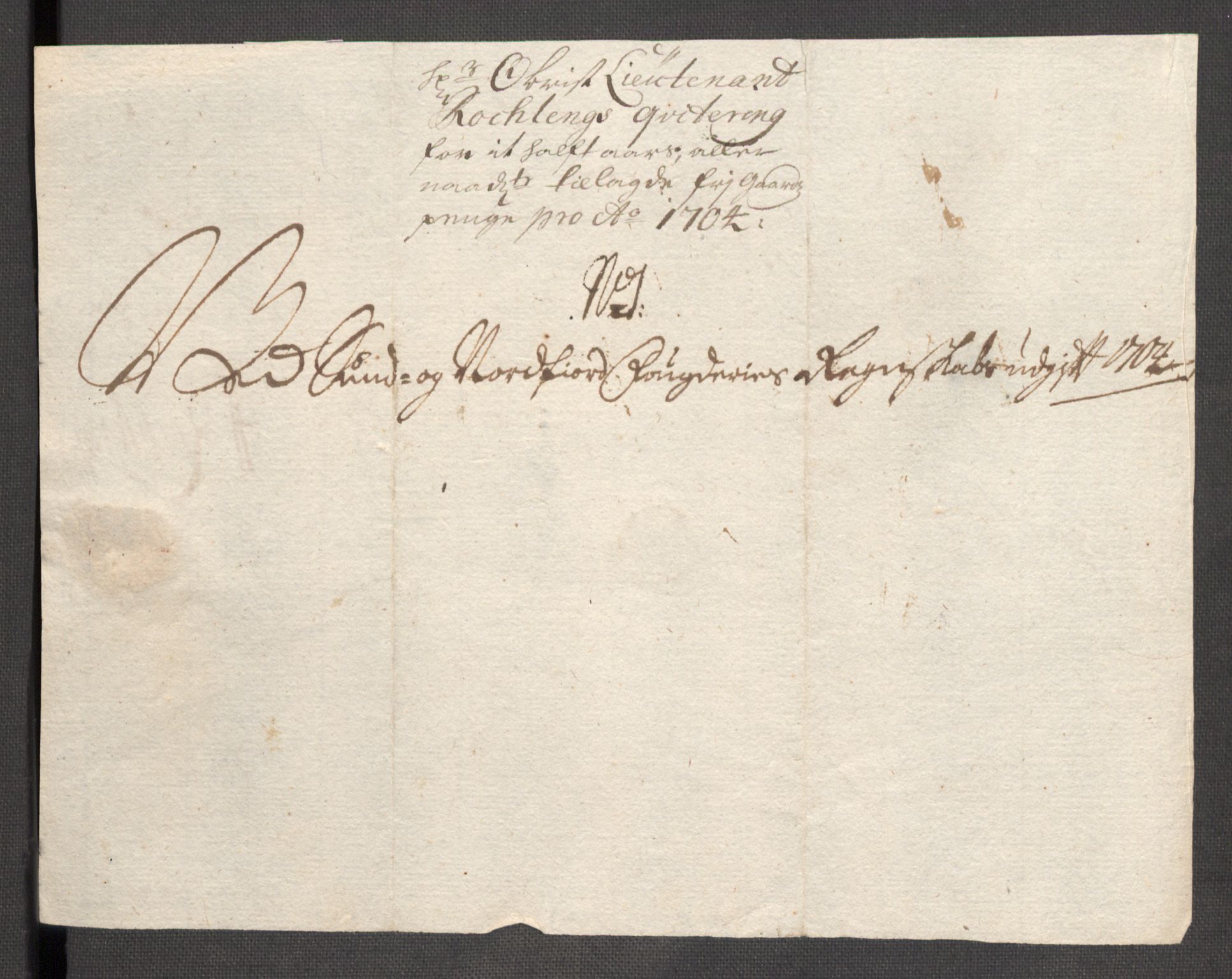 Rentekammeret inntil 1814, Reviderte regnskaper, Fogderegnskap, AV/RA-EA-4092/R53/L3428: Fogderegnskap Sunn- og Nordfjord, 1704, s. 244