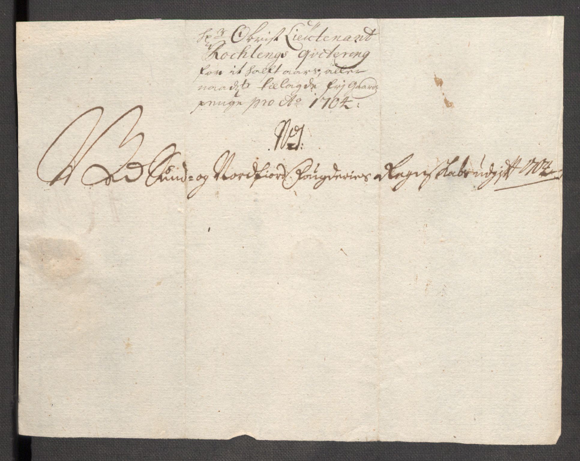 Rentekammeret inntil 1814, Reviderte regnskaper, Fogderegnskap, RA/EA-4092/R53/L3428: Fogderegnskap Sunn- og Nordfjord, 1704, s. 244