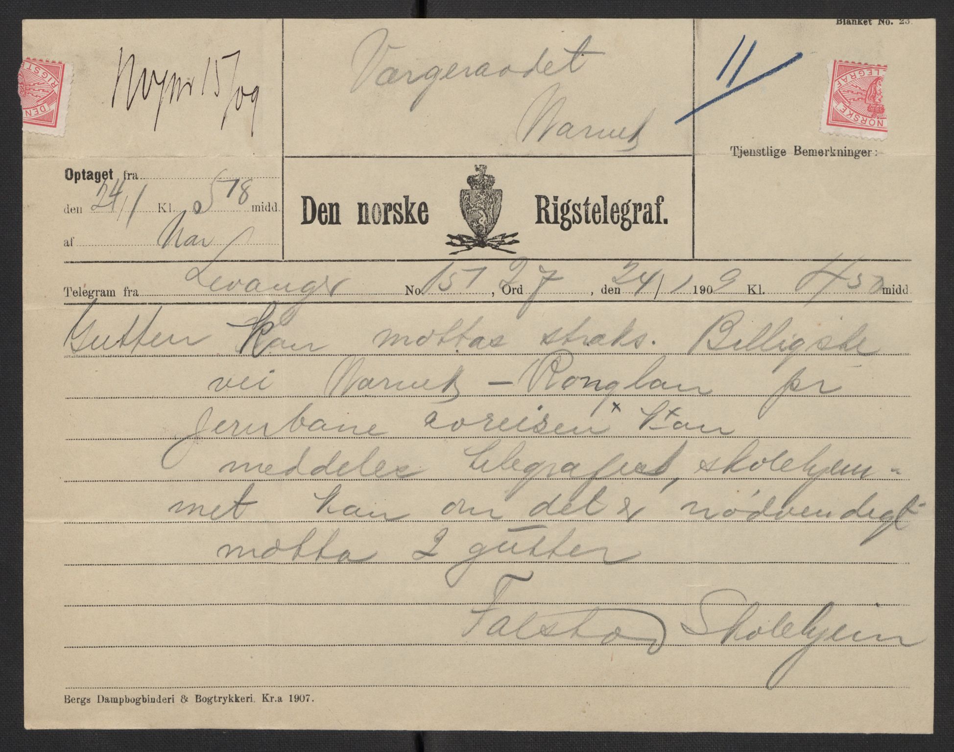 Falstad skolehjem, AV/RA-S-1676/E/Eb/L0009: Elevmapper løpenr. 189-209, 1909-1916, s. 36