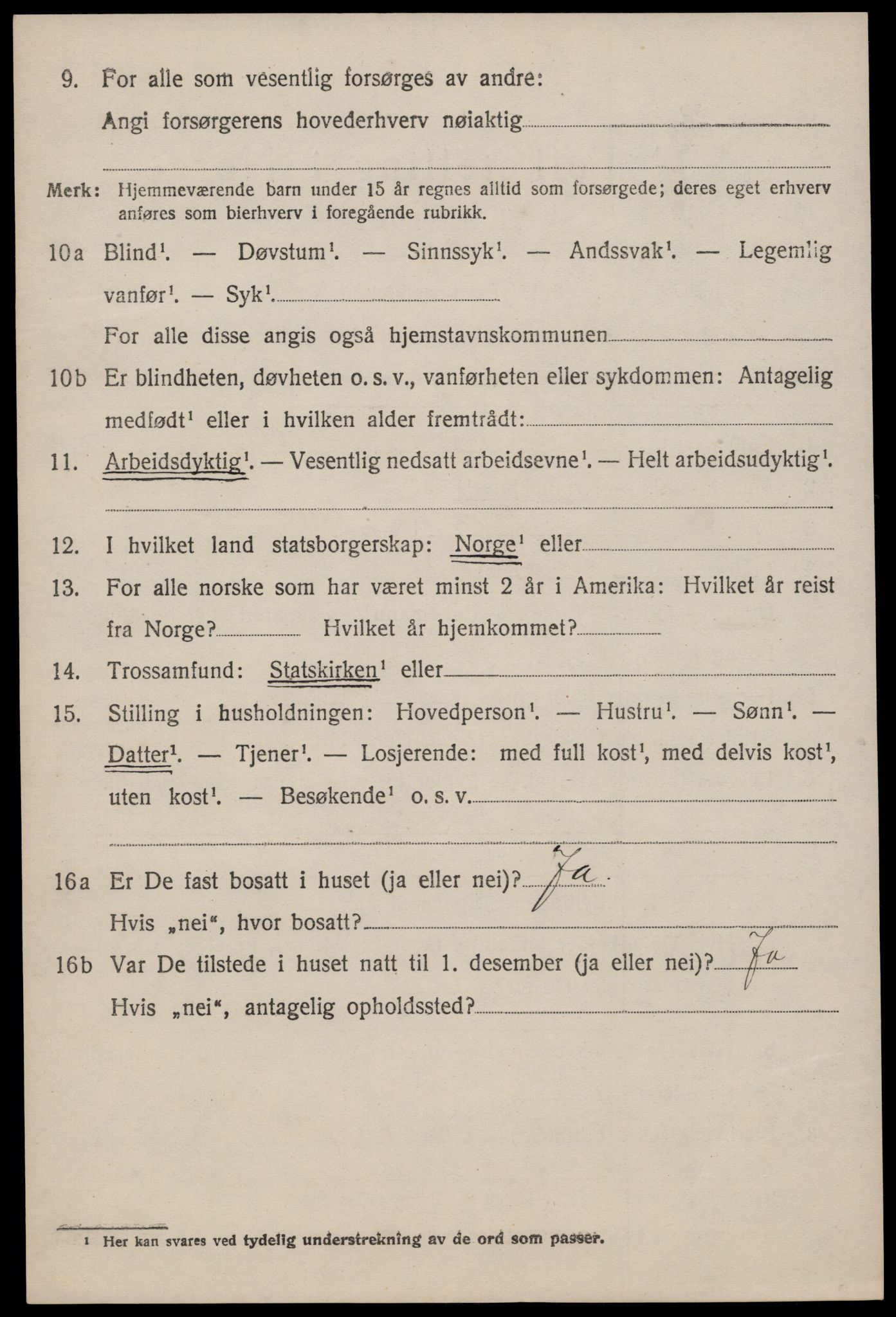 SAKO, Folketelling 1920 for 0833 Lårdal herred, 1920, s. 3320