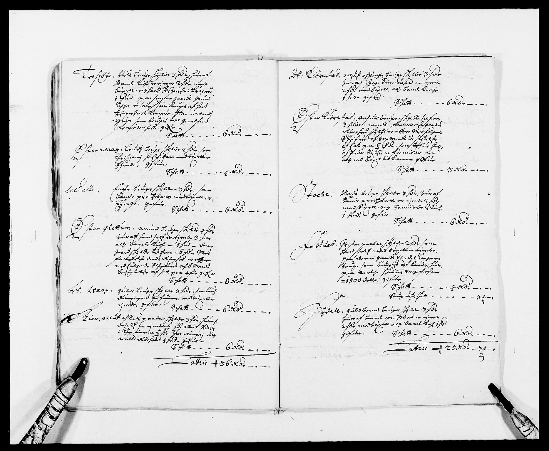 Rentekammeret inntil 1814, Reviderte regnskaper, Fogderegnskap, AV/RA-EA-4092/R34/L2042: Fogderegnskap Bamble, 1673-1675, s. 289