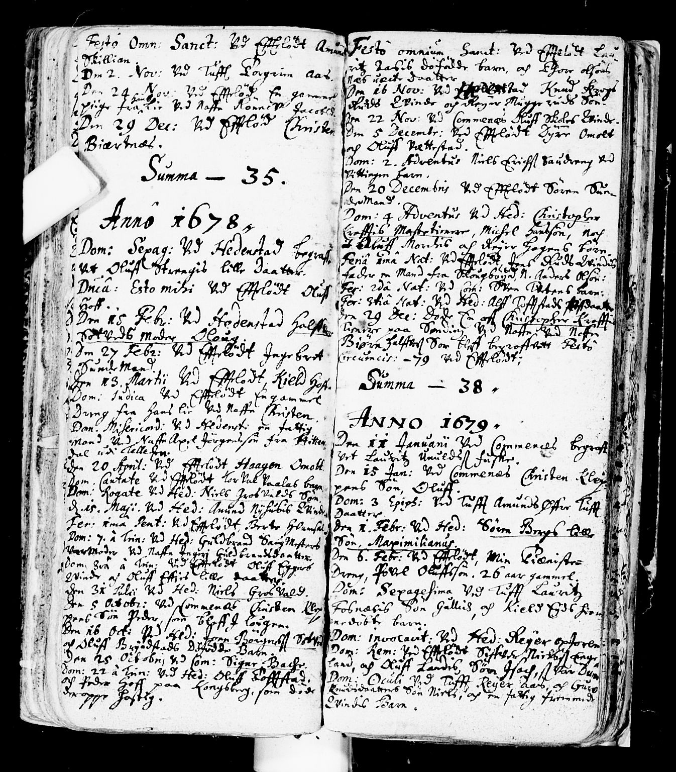Sandsvær kirkebøker, SAKO/A-244/F/Fa/L0001: Ministerialbok nr. I 1, 1665-1725, s. 191
