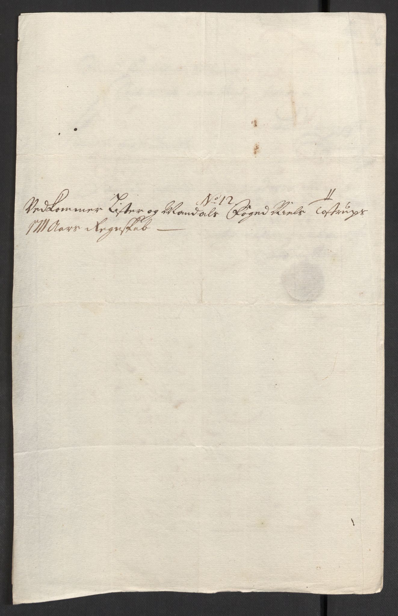 Rentekammeret inntil 1814, Reviderte regnskaper, Fogderegnskap, AV/RA-EA-4092/R43/L2554: Fogderegnskap Lista og Mandal, 1711, s. 102