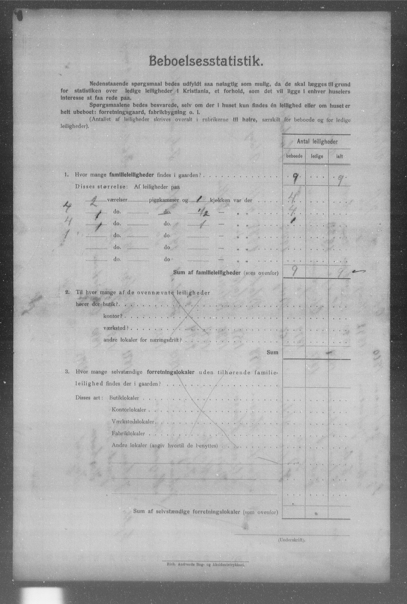 OBA, Kommunal folketelling 31.12.1904 for Kristiania kjøpstad, 1904, s. 842